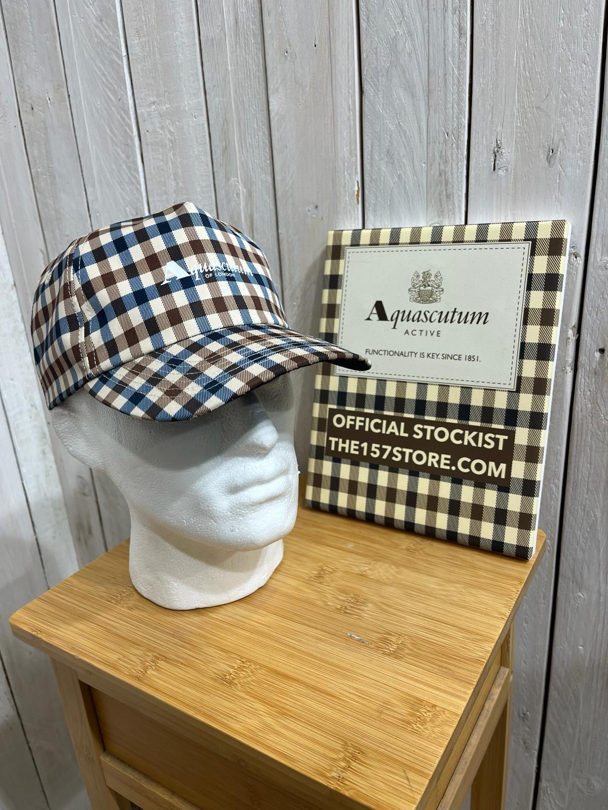 Aquascutum Casual Cap Club Check The157store Menswear