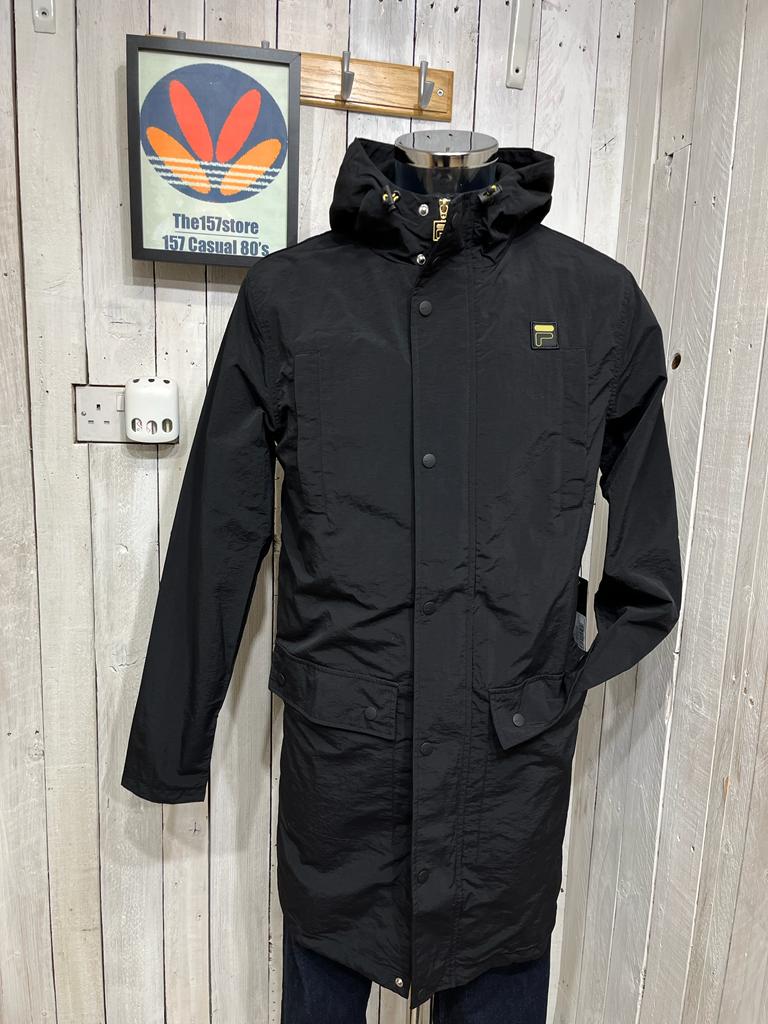 Fila Gold Label Fleece Lined Parka Black Limited Edition