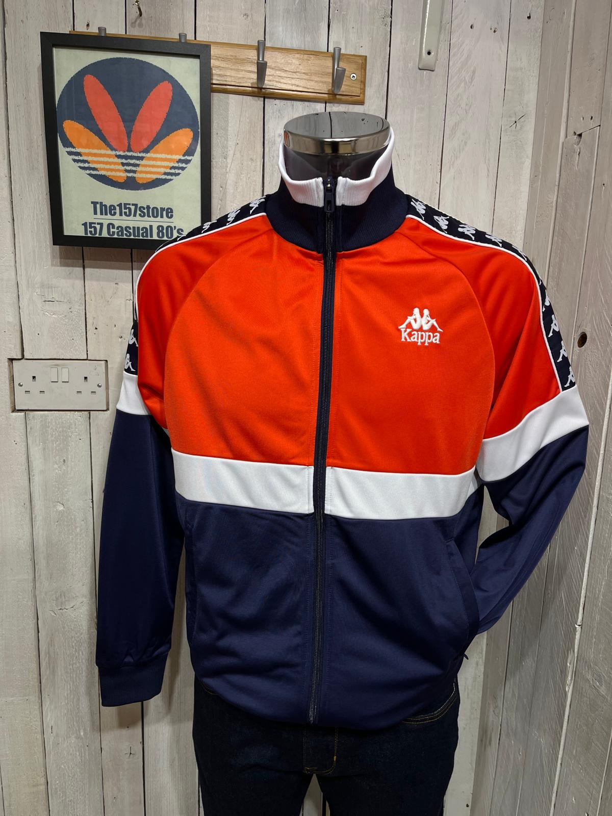 Kappa Unther Track Top Red Alert The157store Menswear