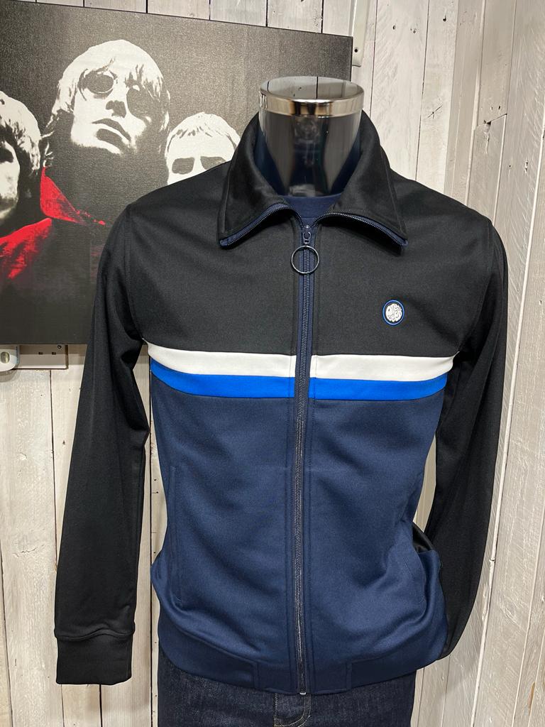 Pretty Green Hollen Track Top Black The157store Menswear