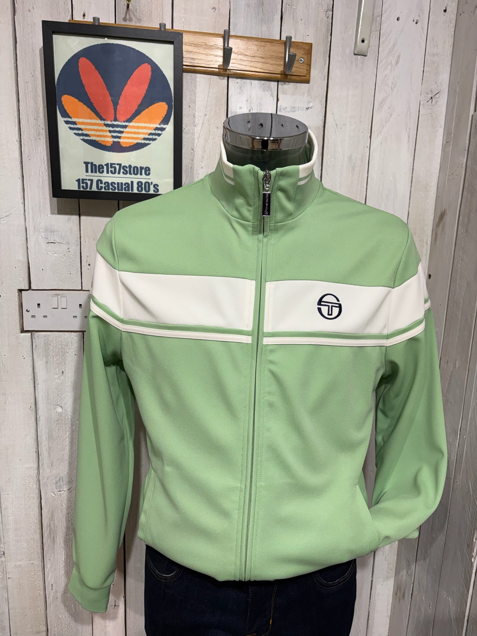 Sergio Tacchini Damarindo Track Top - Quiet Green – The157store 