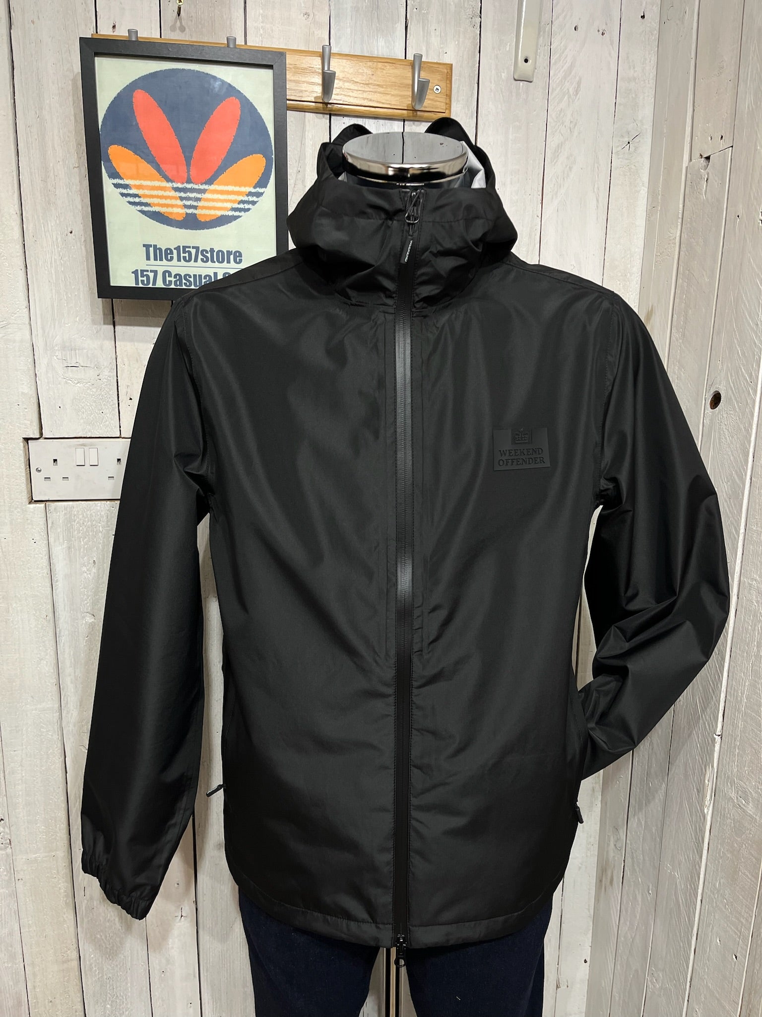Weekend Offender Pack-Away Jacket - Black (Waterproof