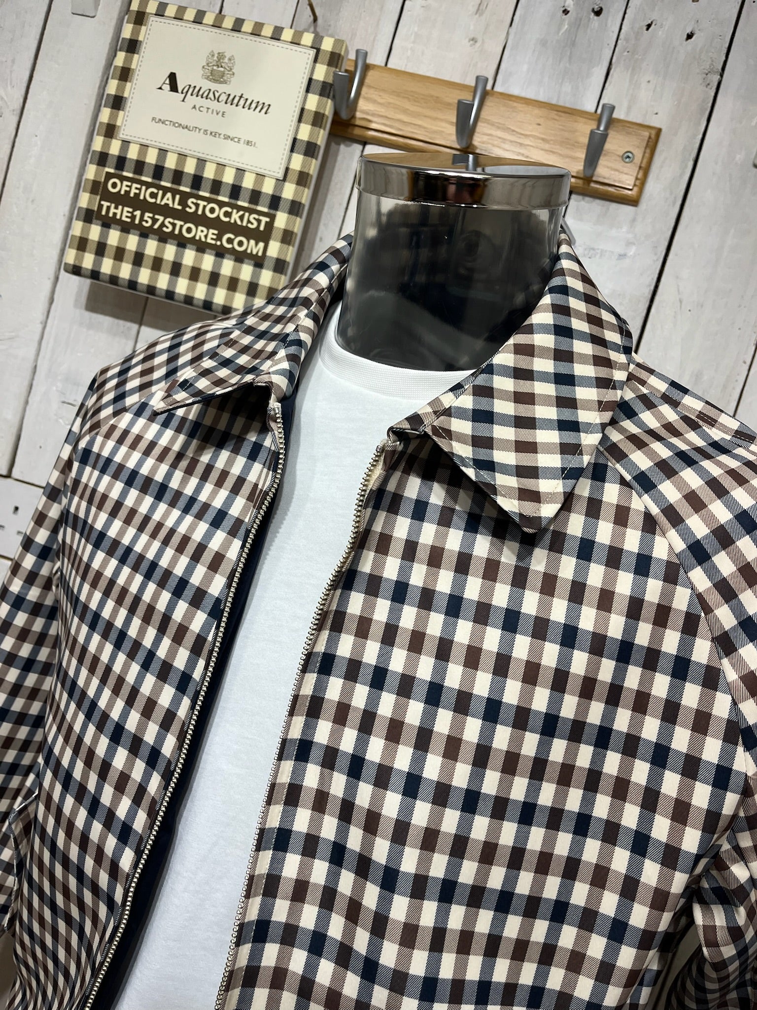 Aquascutum Archive Mid Jacket - Club Check - LIMITED EDITION