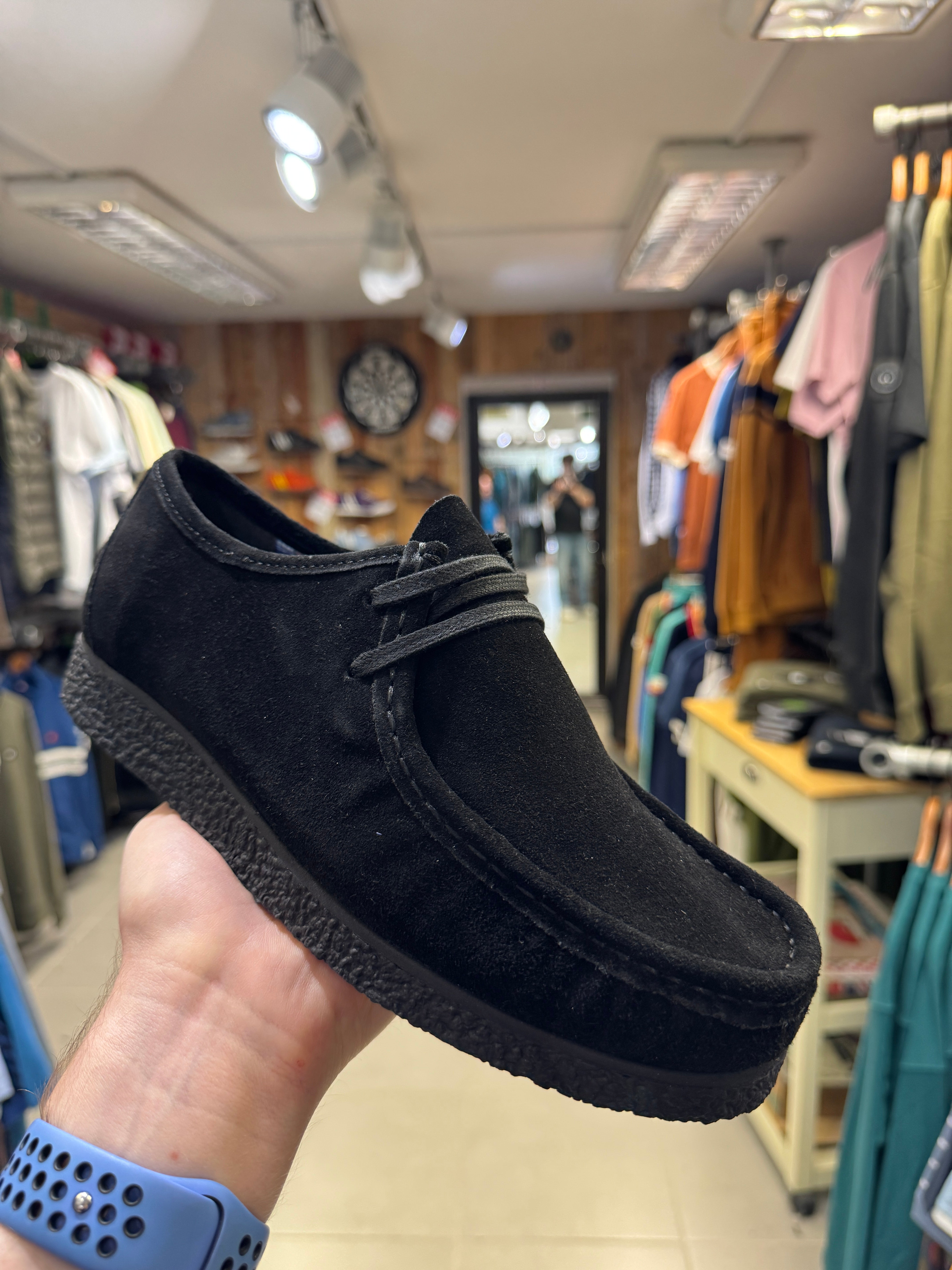 Ashcroft Wallaby Pastie Shoes Black - Main Image