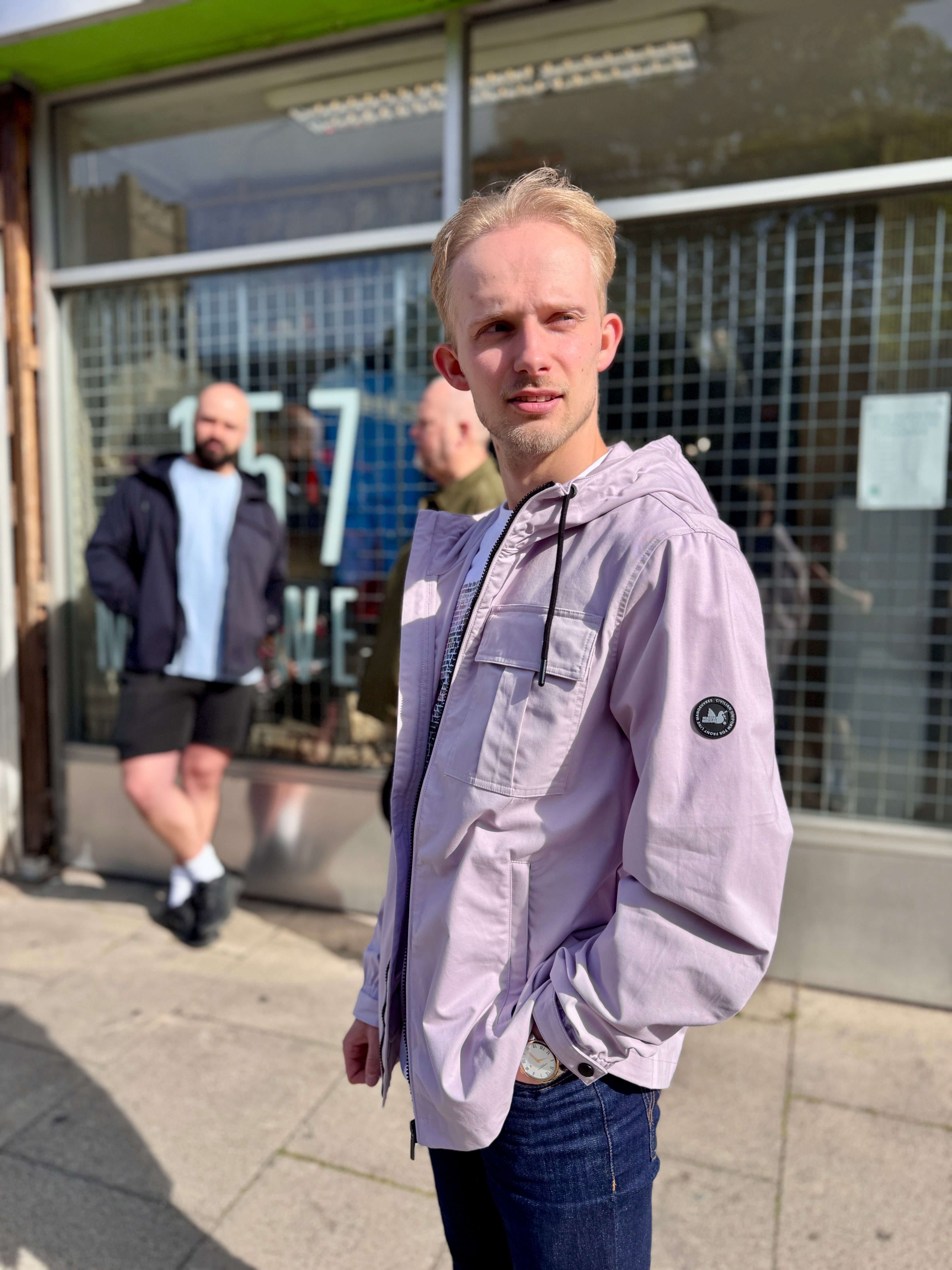 Peaceful Hooligan Coxon Terrace Jacket Lavendula