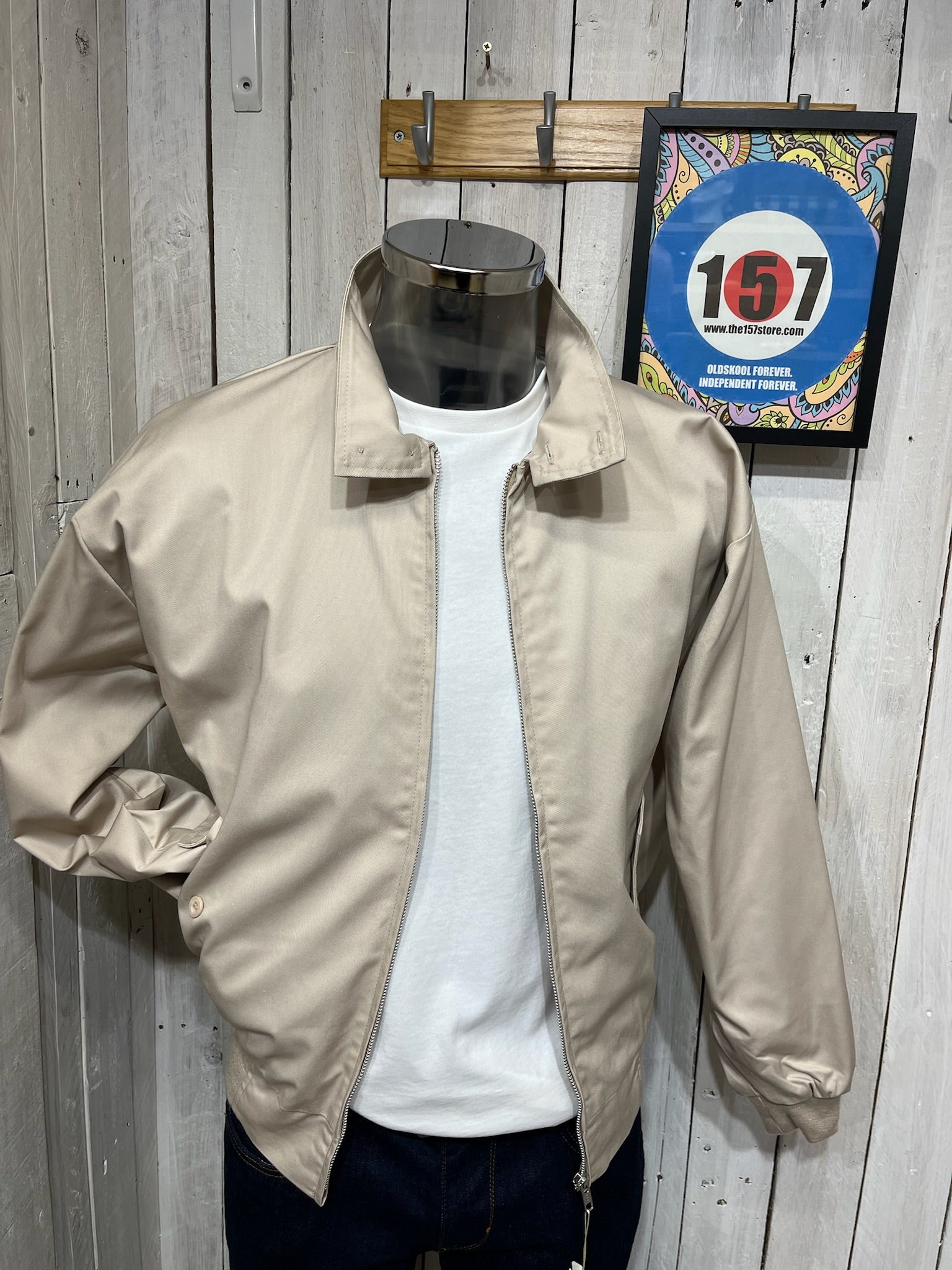 ジャケット・アウター 70s 80s EURO cotton harrington jacket Vintage 1980s JC Penney Zip-Up Yellow Bomber Harrington