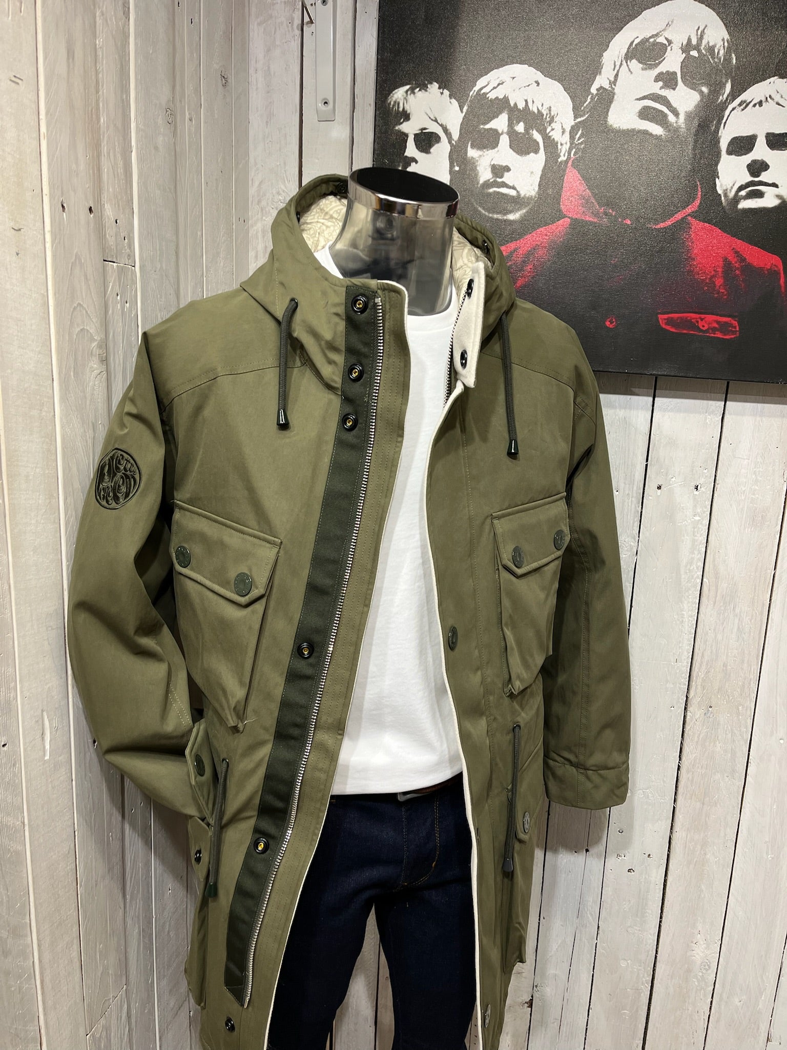 Royalty Khaki Parka Royal Navy Short Sleeve Bush Jacket Rhodesian