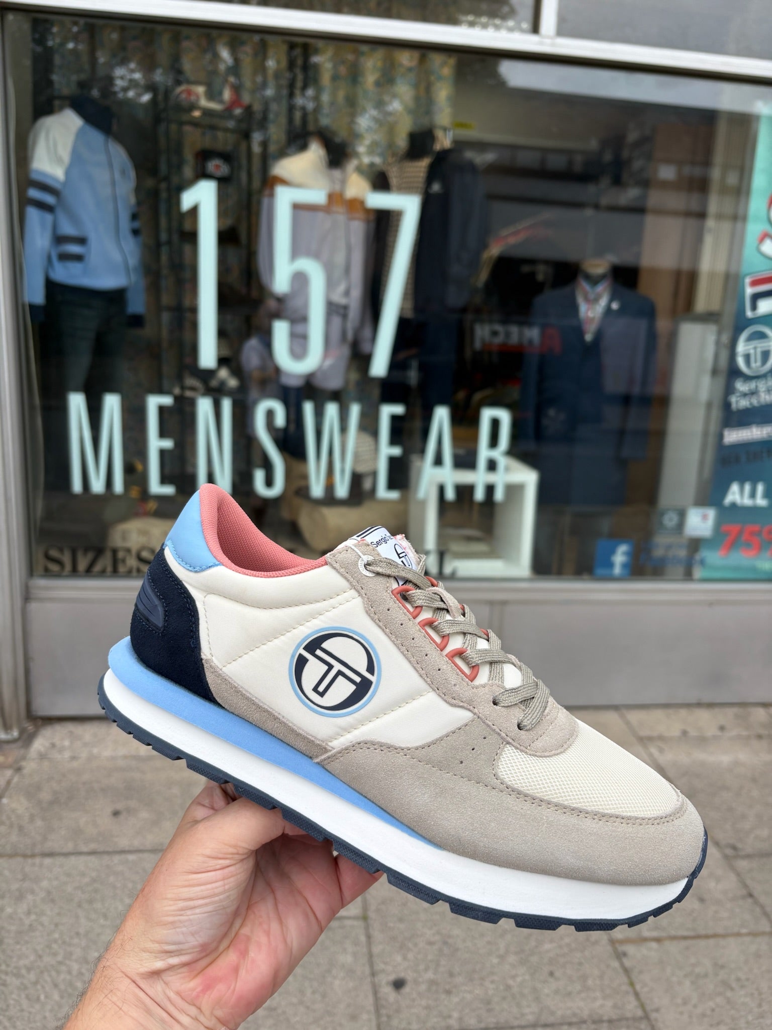 Sergio Tacchini Venezia Trainers Terra/White/Navy – The157store