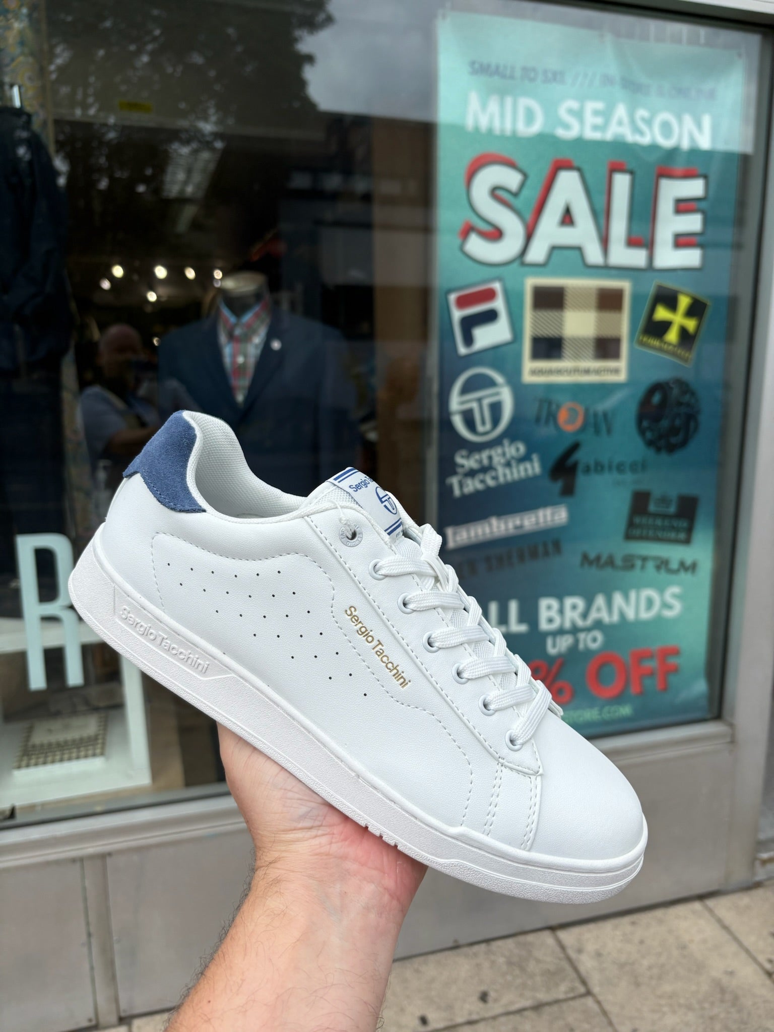 Baskets Sergio Tacchini Capri Pour Homme - Modèle 51933, Synthétique