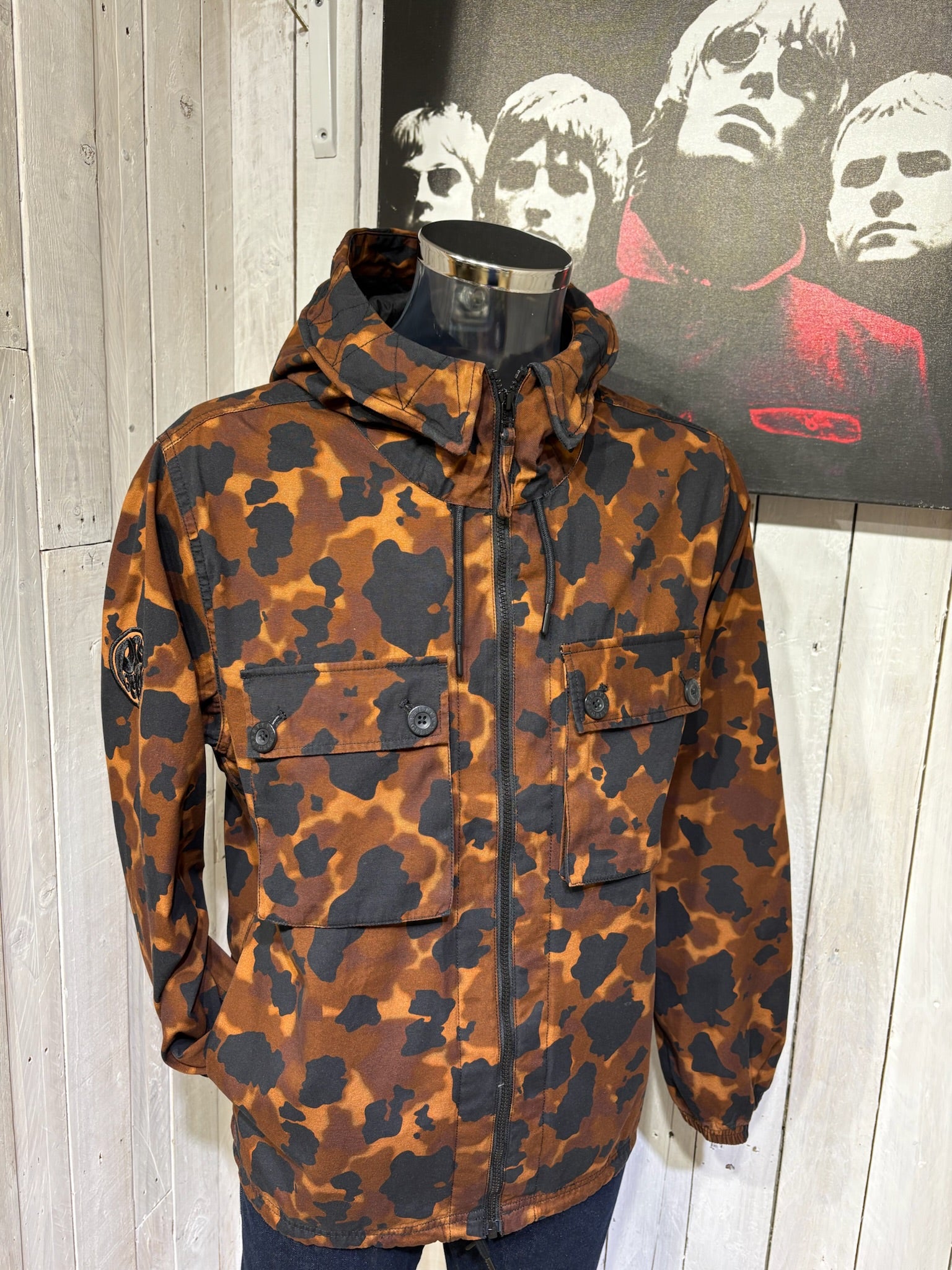 Pretty Green Brindle Camo Jacket - Brown – The157store Menswear
