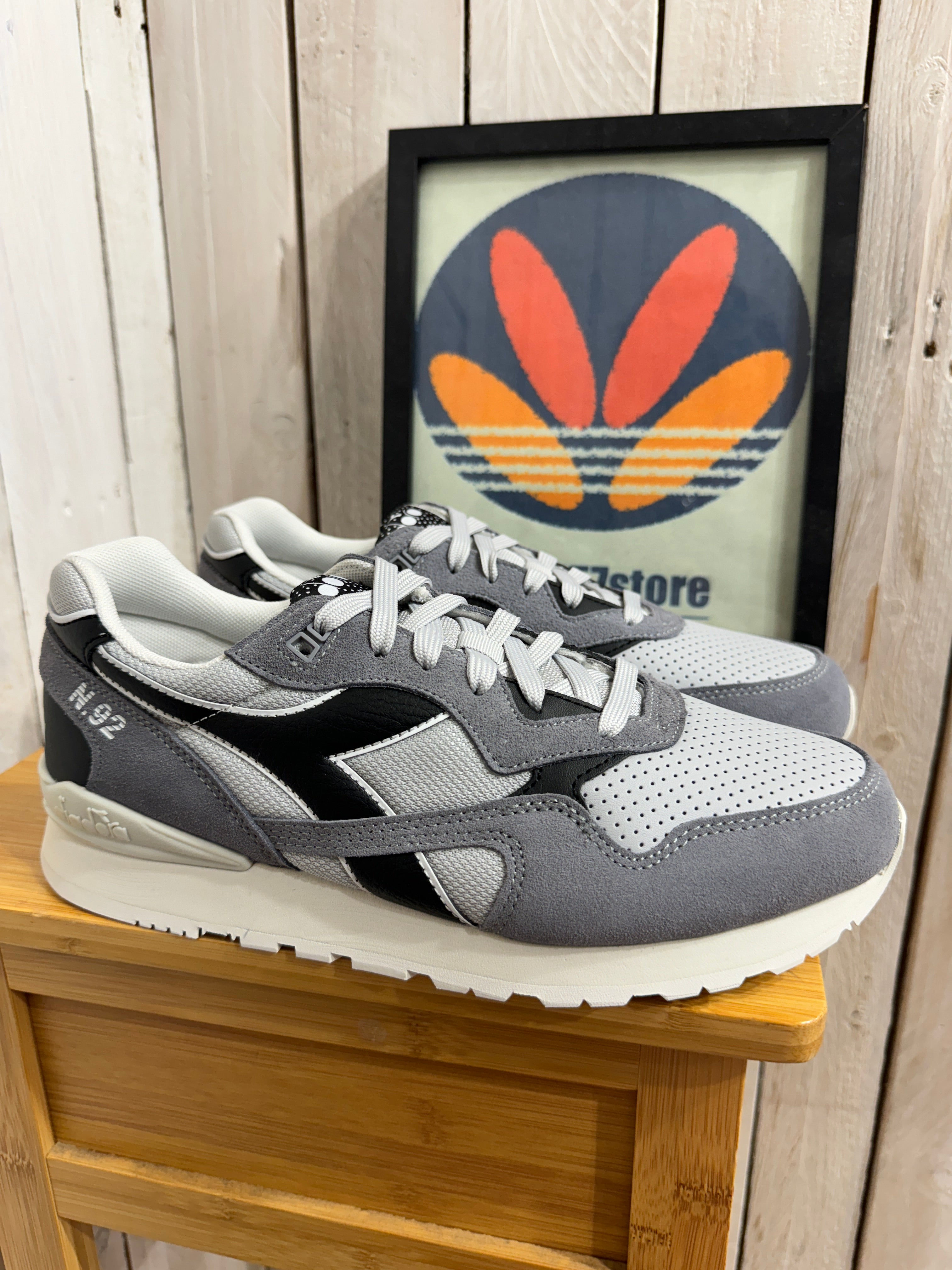 Diadora N92 Advance Trainers Skyrocket Grey