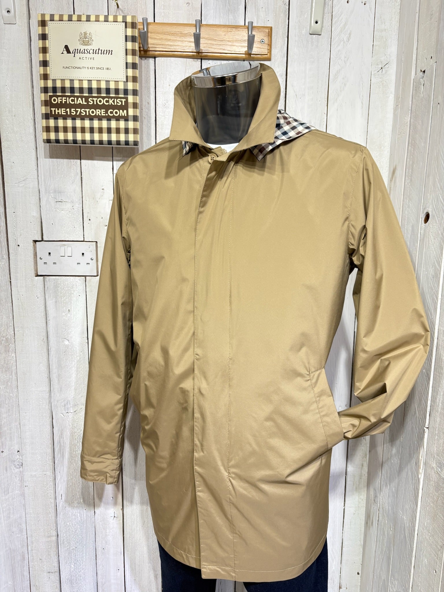 ジャケット・アウター Aquascutum trench coat SHORT TRENCH COAT （その他アウター）｜Aquascutum / アクア