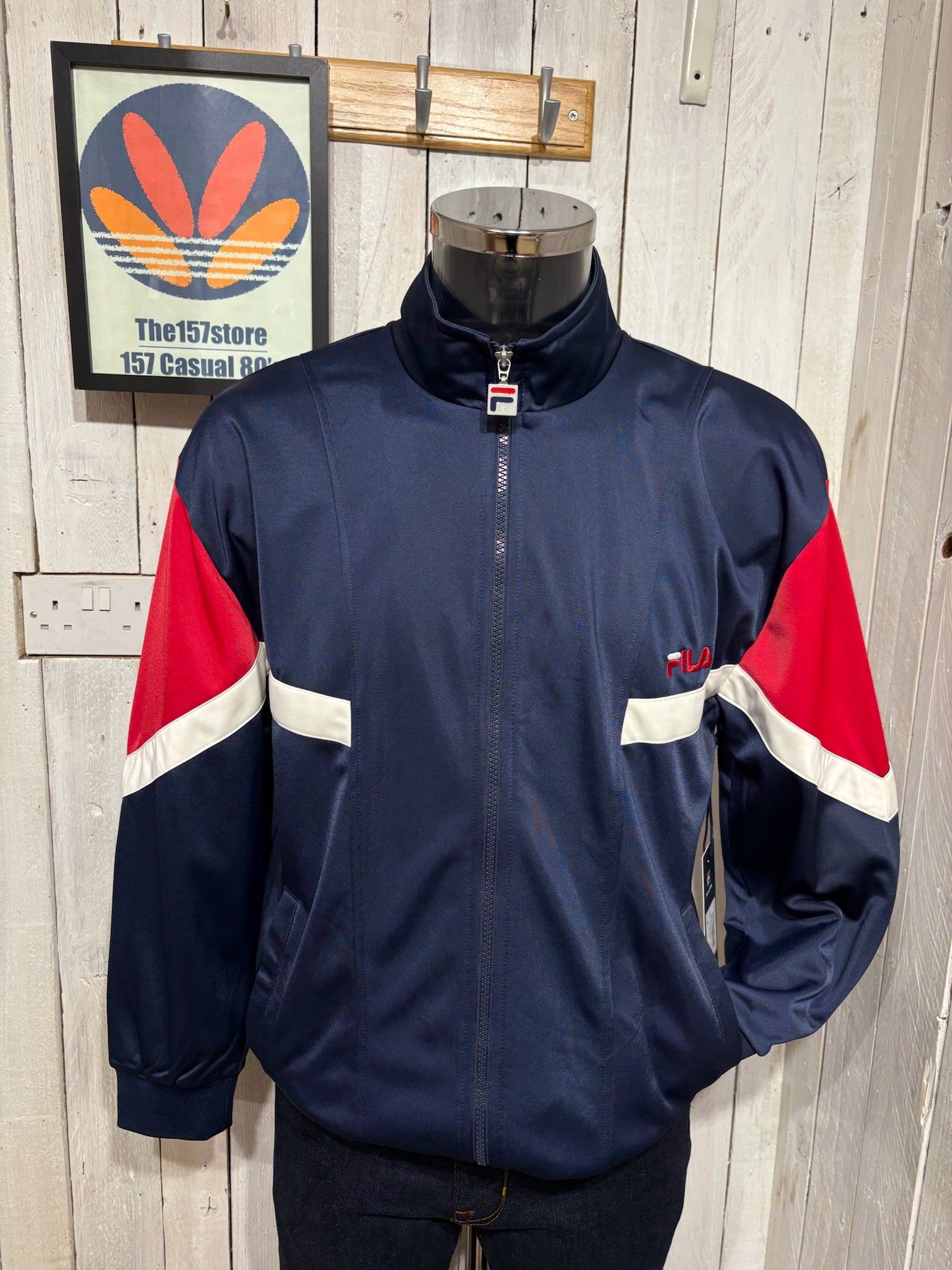 Fila Archive Re-Issue Albarn Track Top - Navy (Blur Wembley