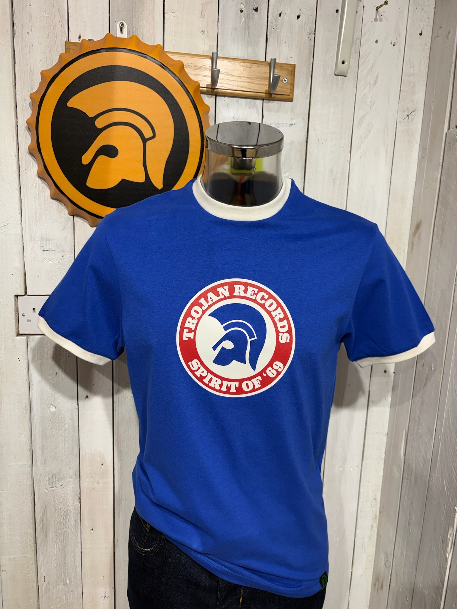 Trojan Italia Spirit Of 69 Tee Cobalt The157store Menswear
