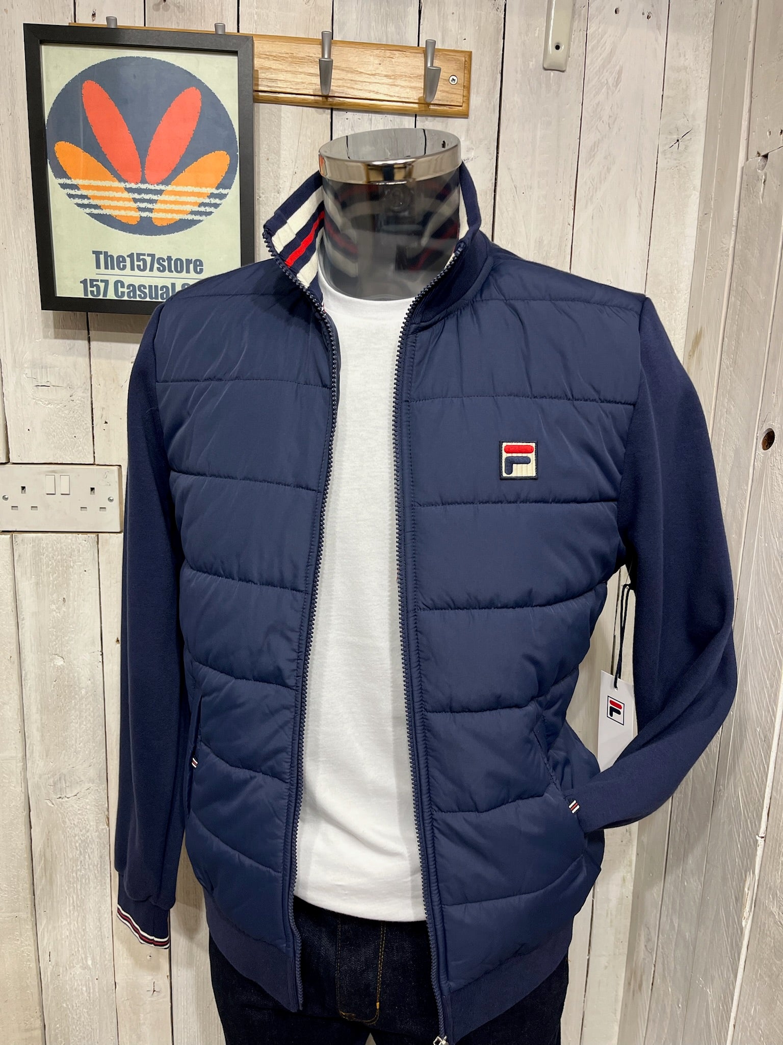 Fila Vintage Malachi Puffer Jacket Fila Navy - Main Image