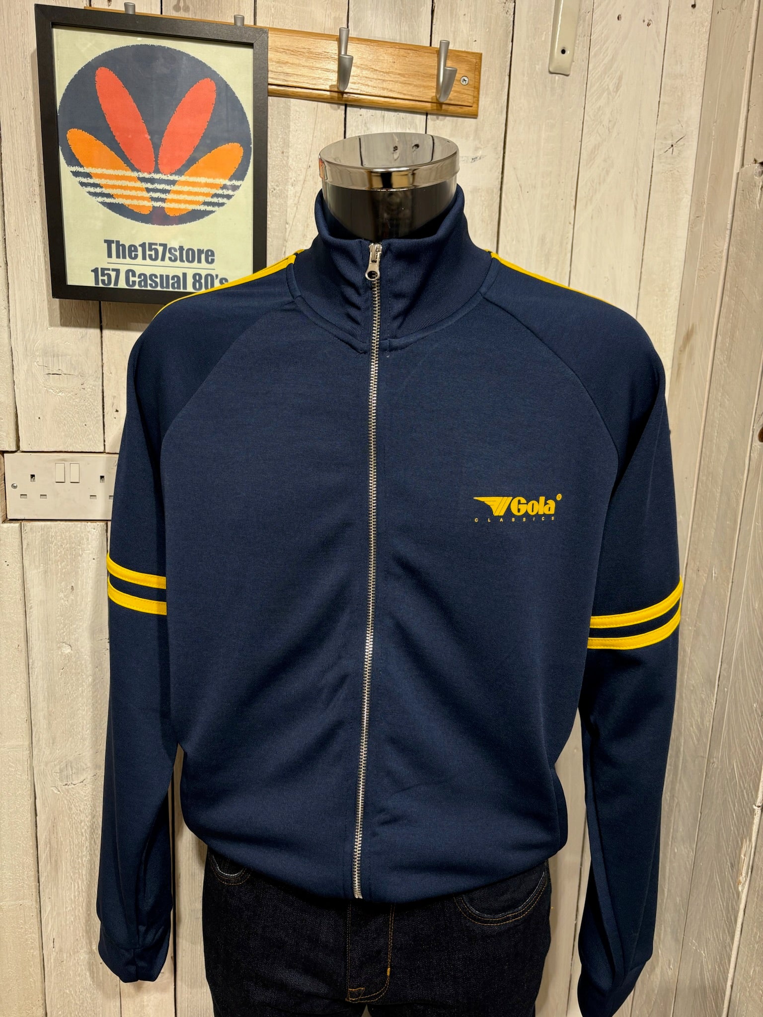 Gola Classics Stripe Track Jacket - Navy / Gold – The157store Menswear
