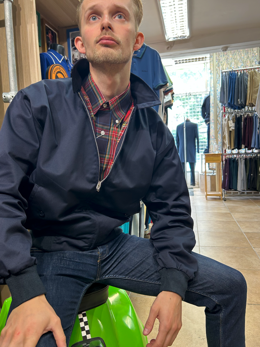 ジャケット・アウター 60s 70s USA fade blue harrington jacket Gal Moda Marcus Harrington Jacket men Adults Unisex Ladies