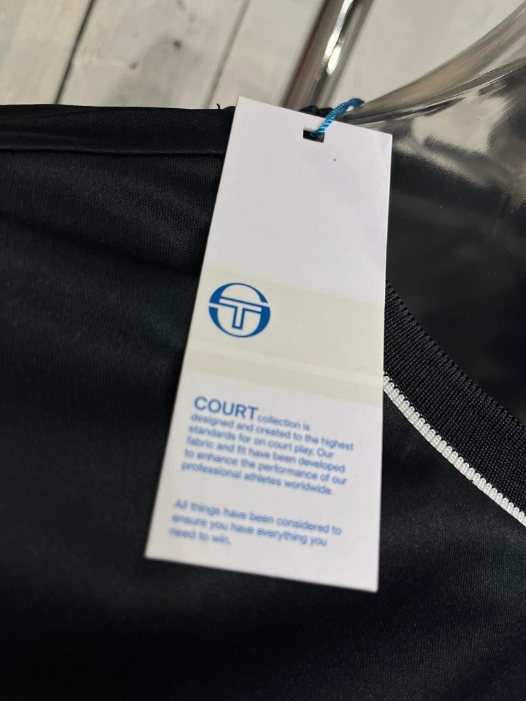 Sergio Tacchini Sportswear Pro Tennis Tee - Black – The157store Menswear