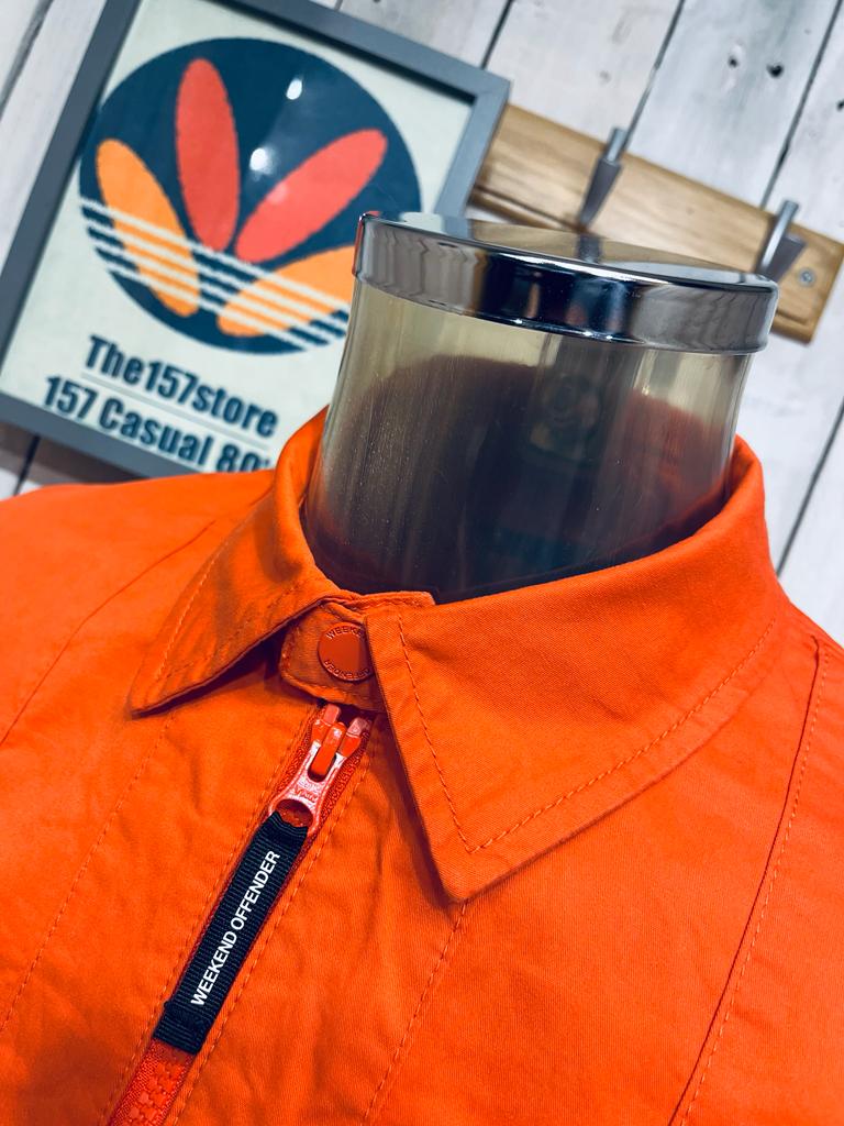 Weekend Offender Drill Overshirt - Orange Fizz (Limited Edition)