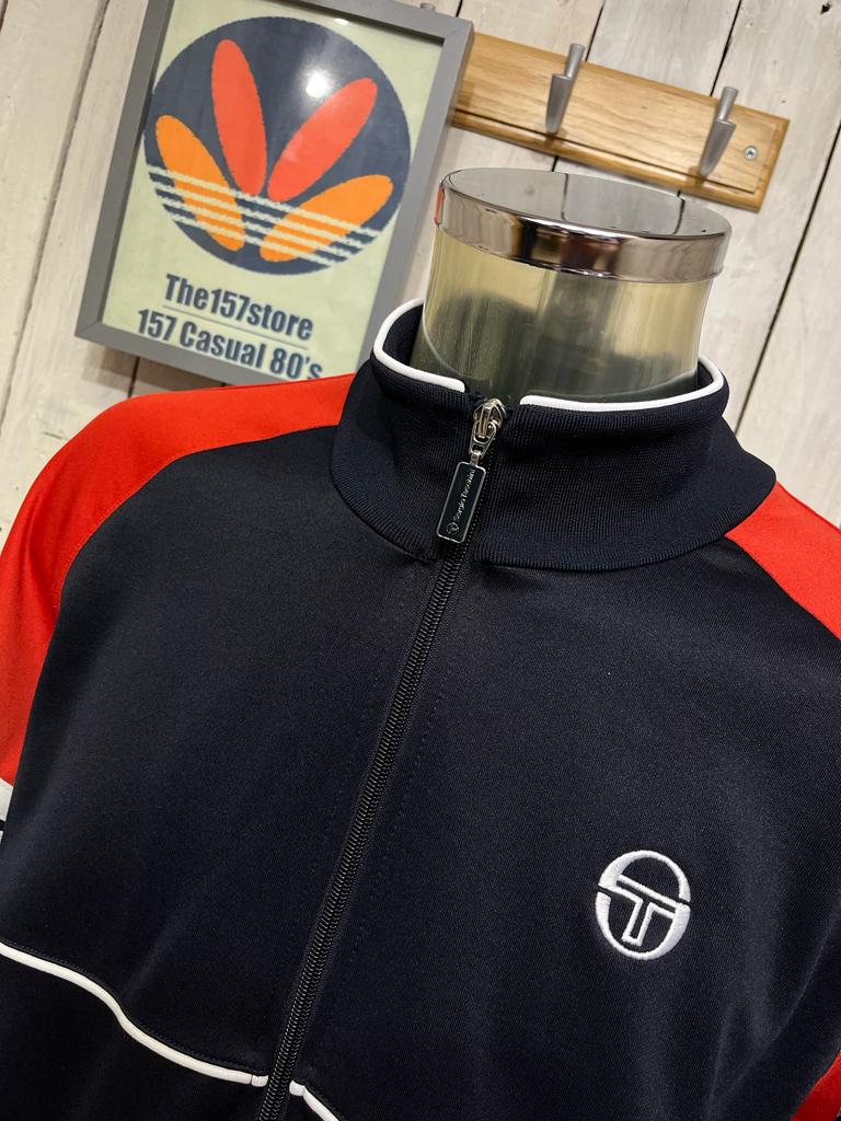 Sergio Tacchini Orion Track Top - Navy Red