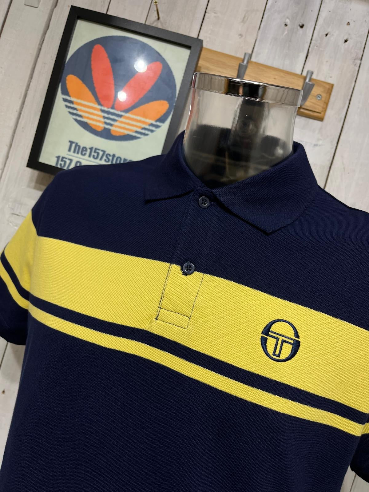 Sergio Tacchini Young Line Polo - Maritime / Lemon – The157store