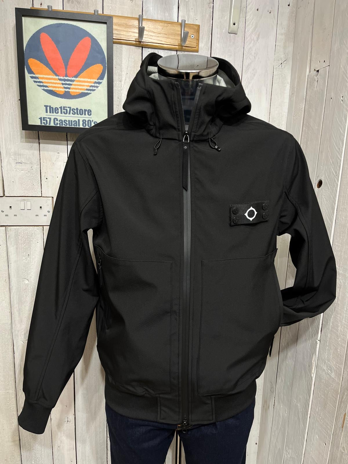 Ma Strum Black Jacket STRUM Infantry Softshell Jacket Jet Black