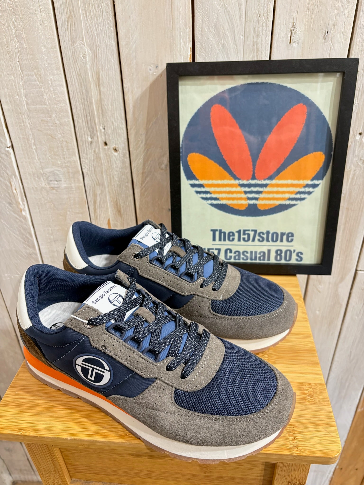 Sergio Tacchini Venezia Trainers - Navy Grey 0194 “Tanta Passione