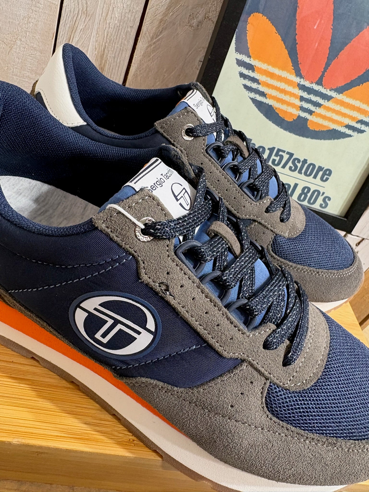 Sergio Tacchini Venezia Trainers - Navy Grey 0194 “Tanta Passione