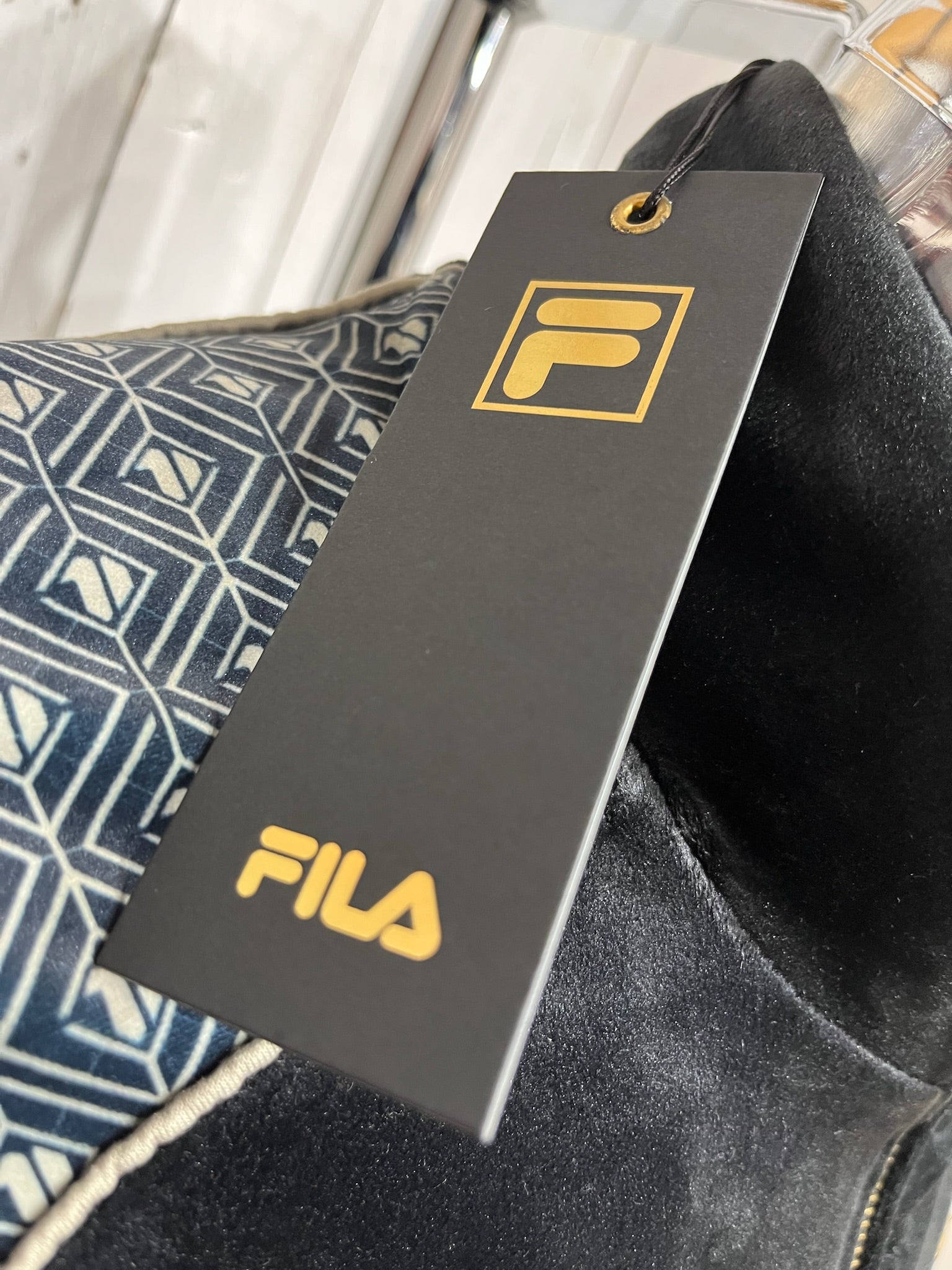 Fila Gold Label Velour Track Top Black (Re-Issue) – The157store
