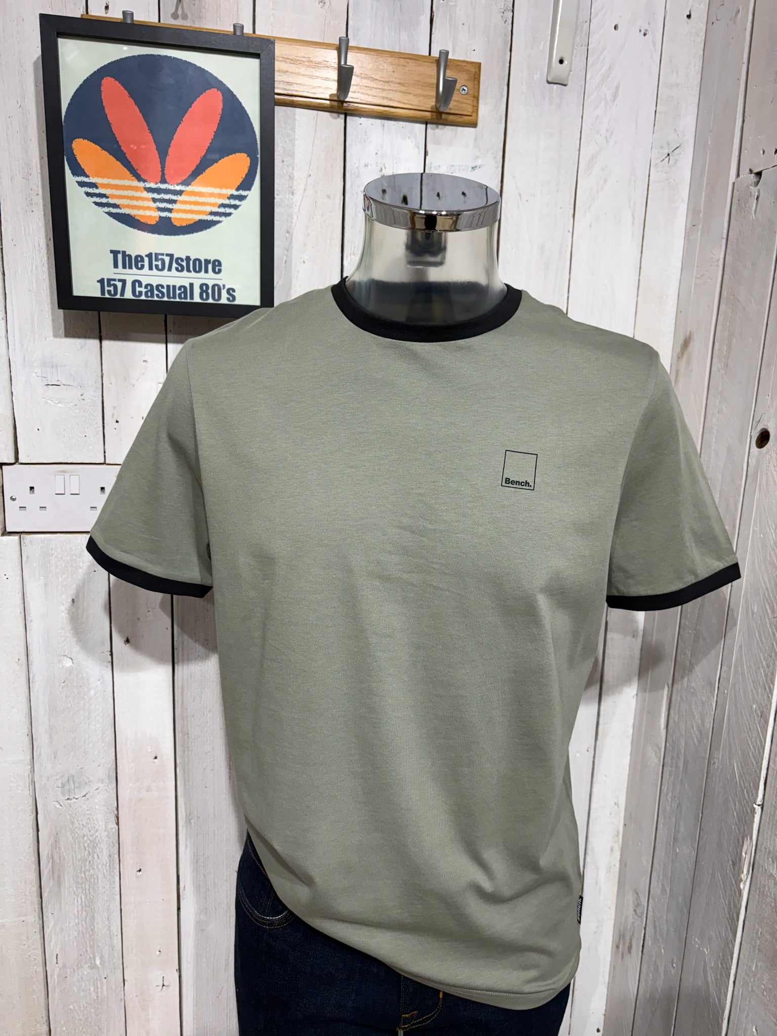 Bench Ringer Tee - Sage / Black – The157store Menswear