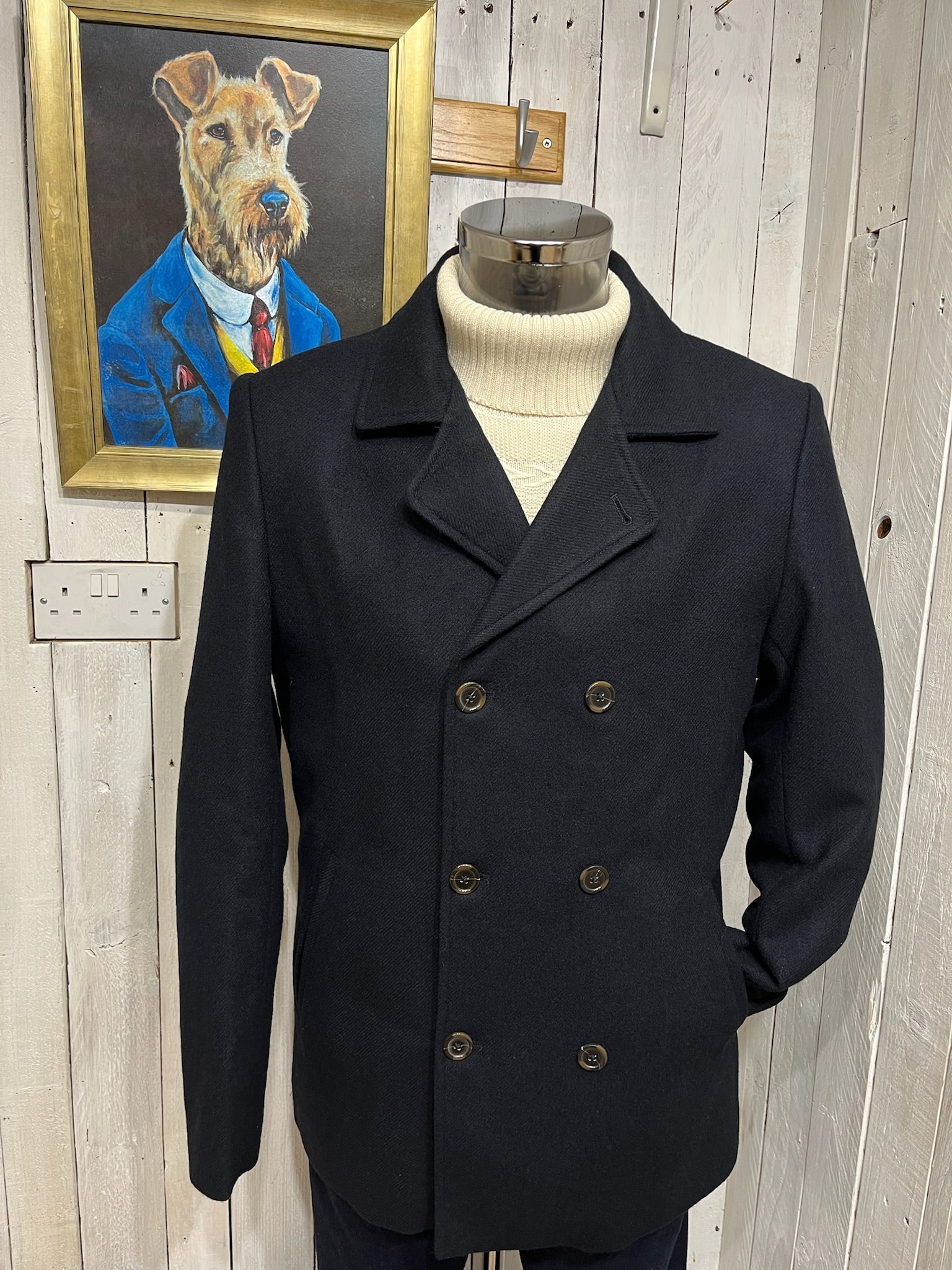 The 'HARDY' Reefer Jacket - Navy – The157store Menswear