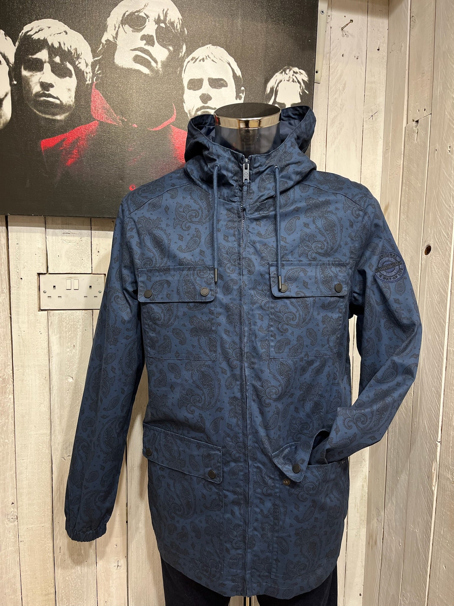 Lambretta Paisley Field Jacket - Navy – The157store Menswear