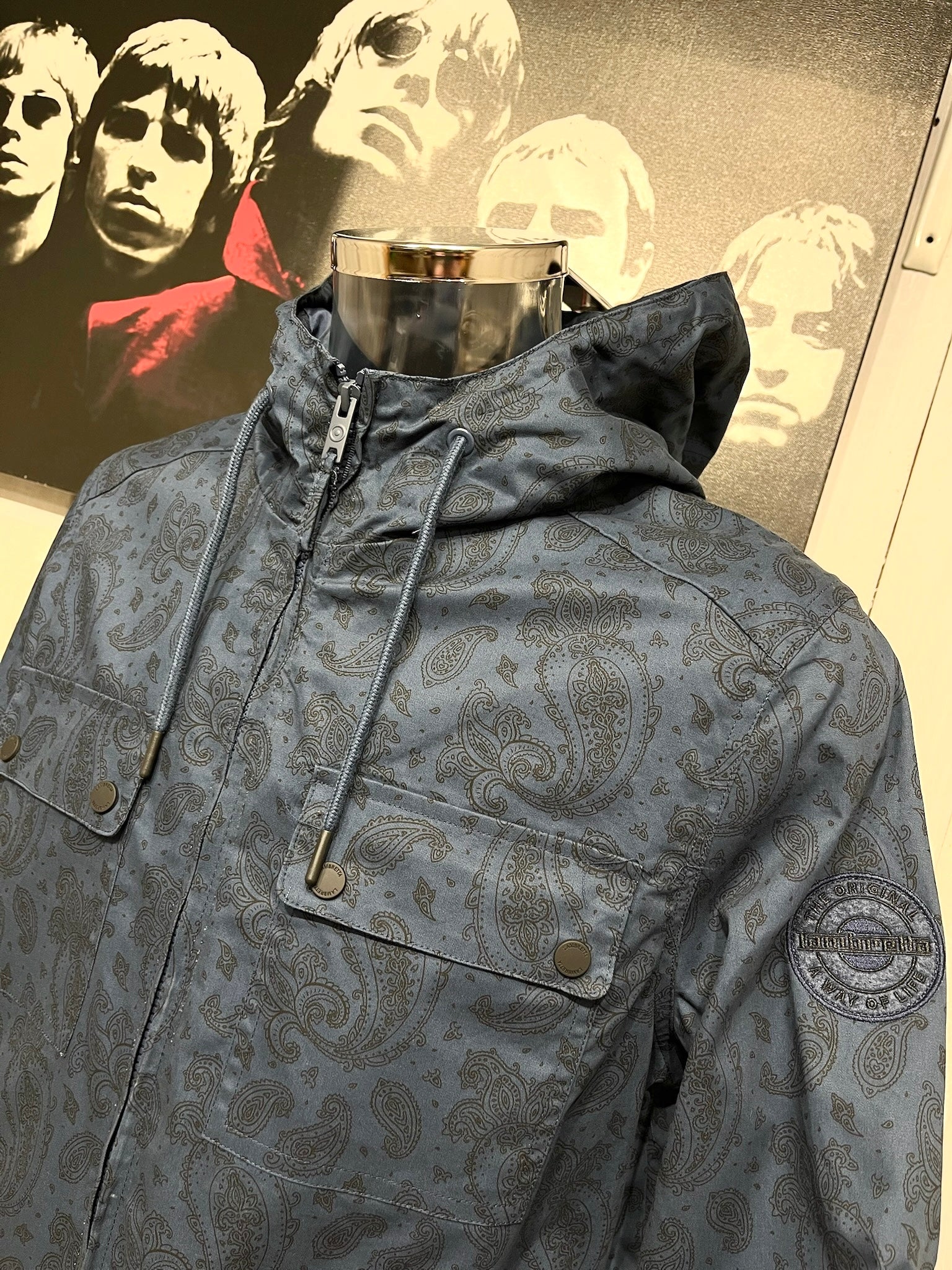 Lambretta Paisley Field Jacket - Navy – The157store Menswear