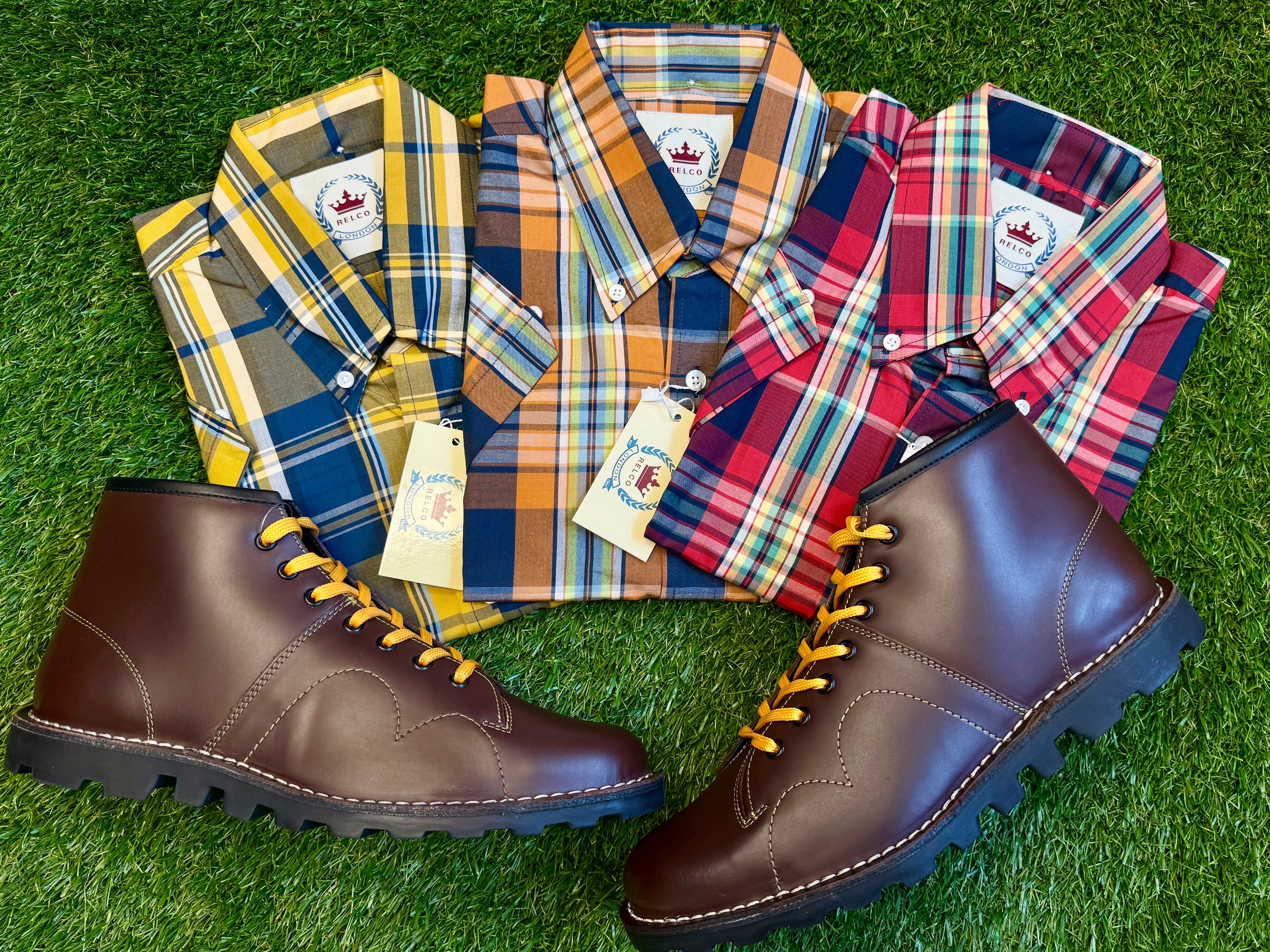The157store Icons Monkey Boots - Wine (Yellow Laces) – The157store