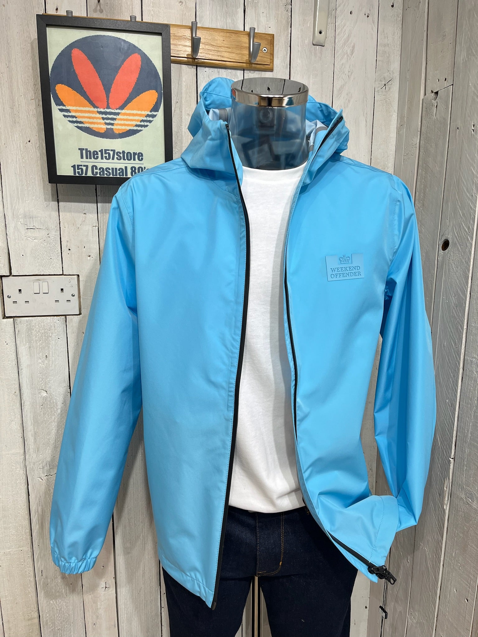 Weekend Offender Pack-Away Jacket - Ocean Wave (Waterproof
