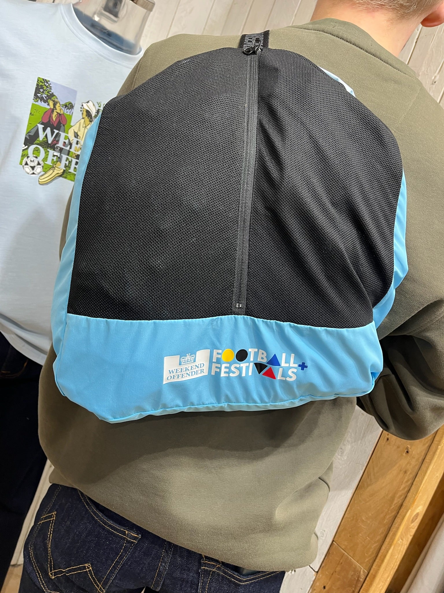 Weekend Offender Pack-Away Jacket - Ocean Wave (Waterproof