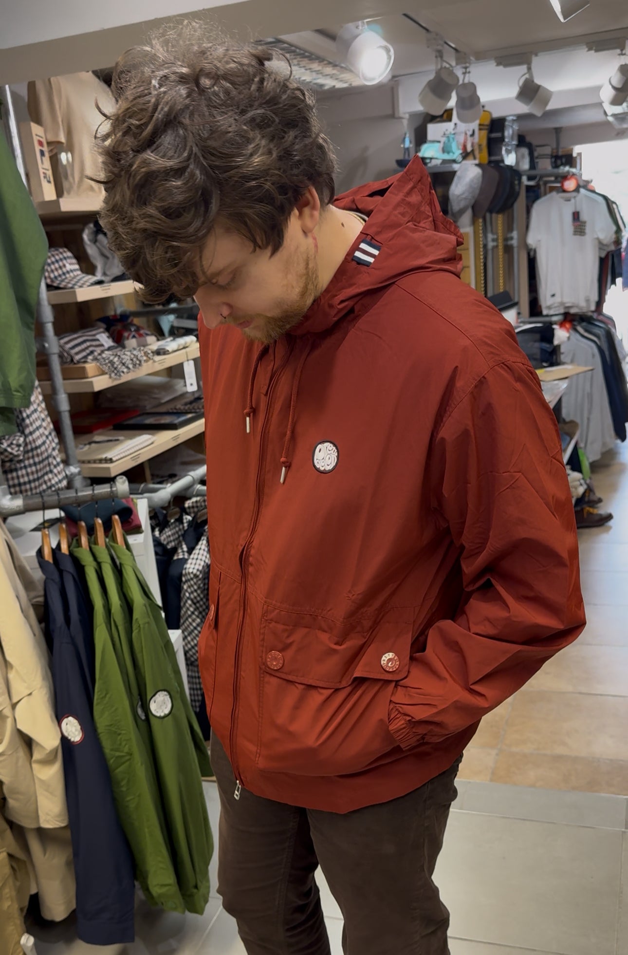Pretty Green Live Forever Jacket - Spice Red – The157store Menswear