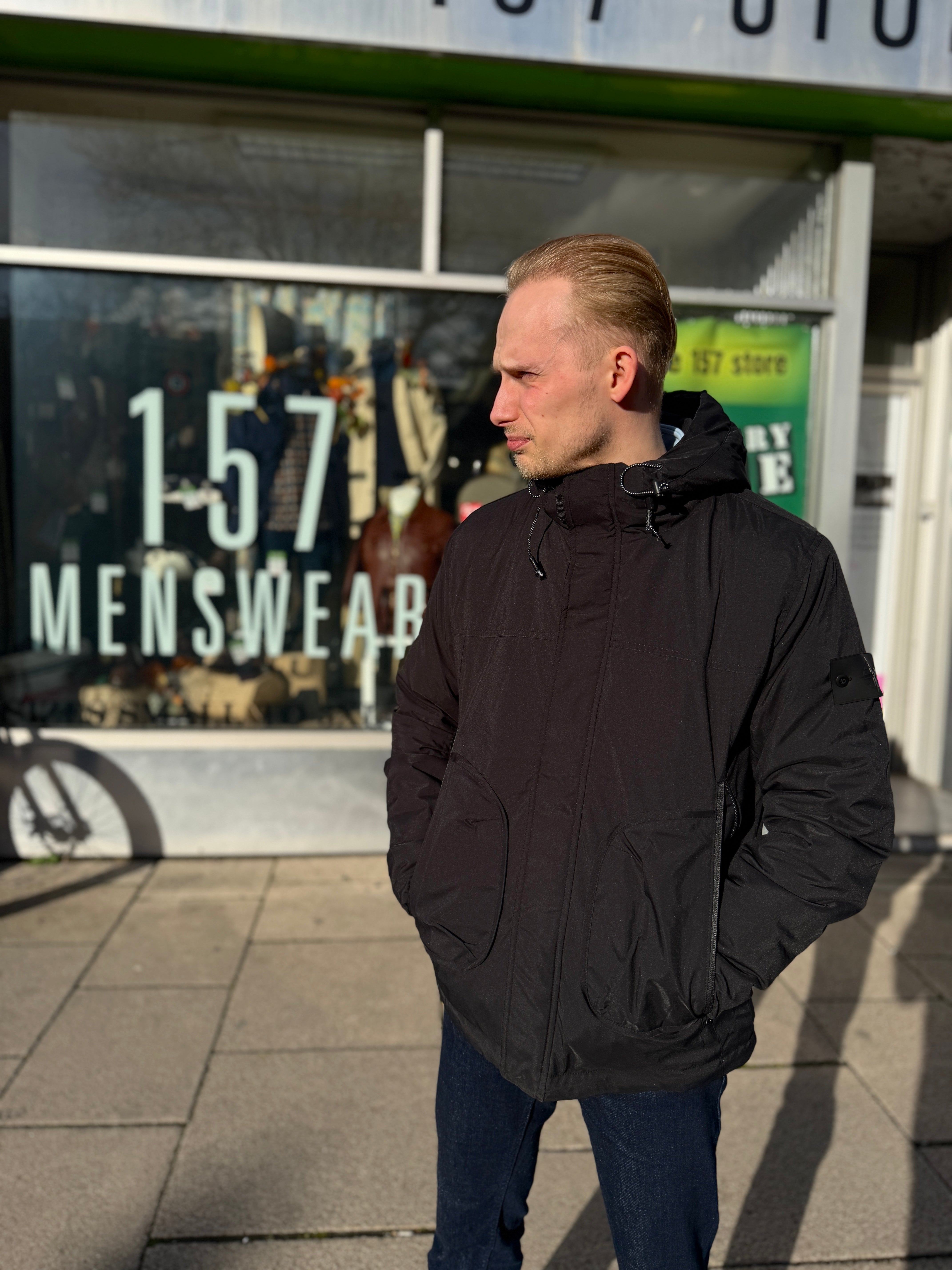 Eastside Wedge Terrace Jacket - Black (Removable Sleeve Badge ...