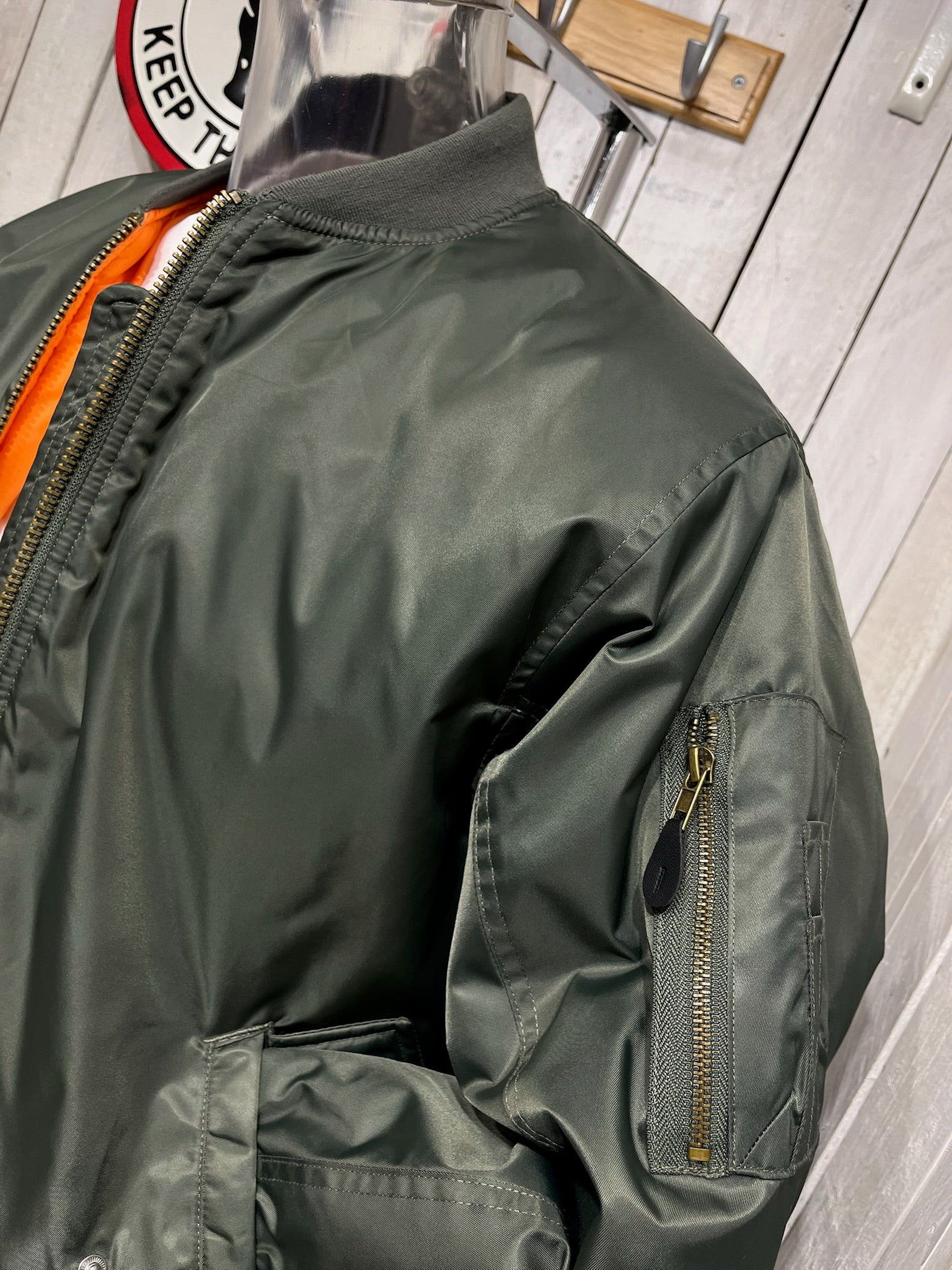Relco 1964 MA-1 Bomber Jacket - Khaki – The157store Menswear