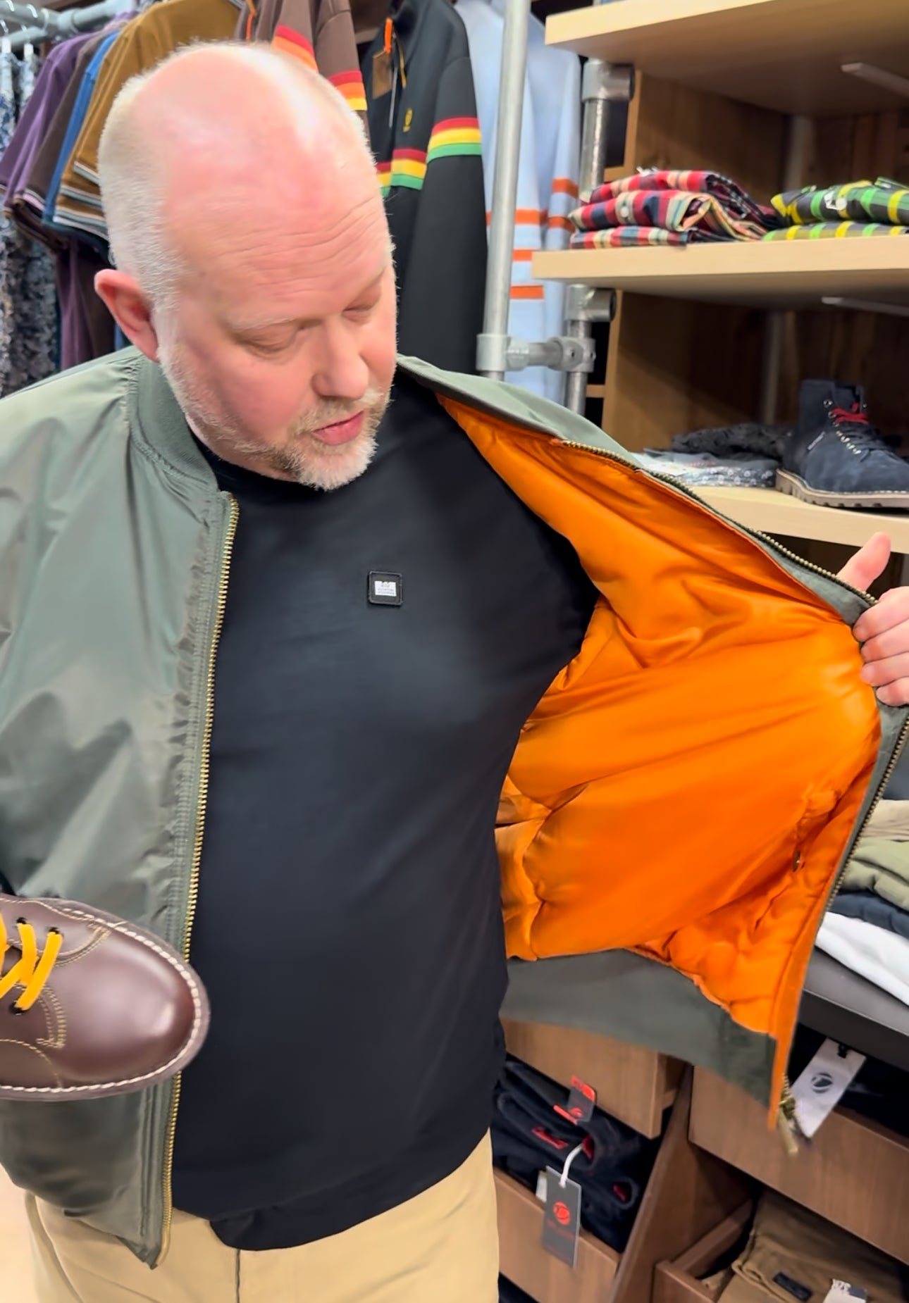 Relco 1964 MA-1 Bomber Jacket - Khaki – The157store Menswear