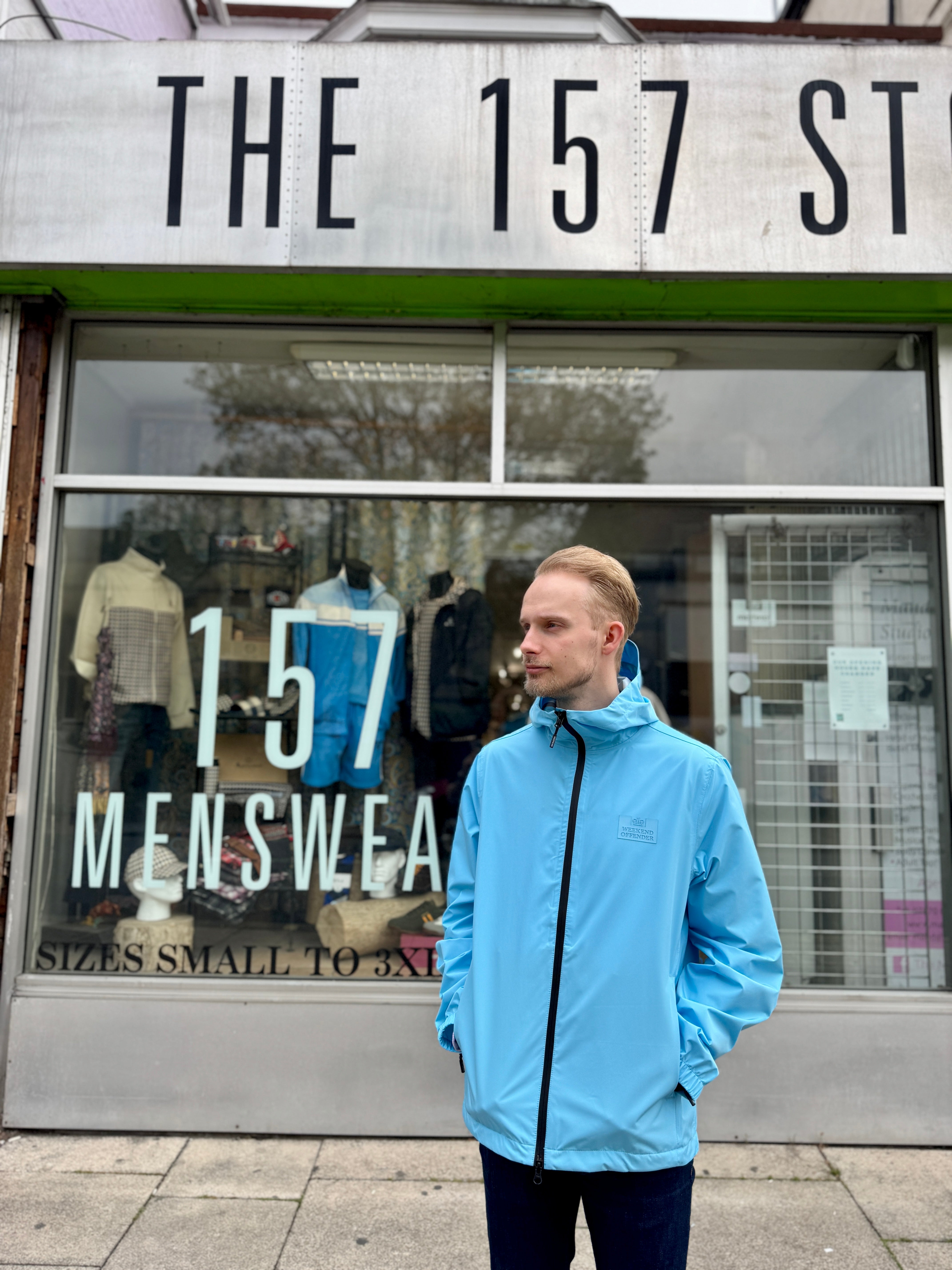 Weekend Offender Pack-Away Jacket - Ocean Wave (Waterproof