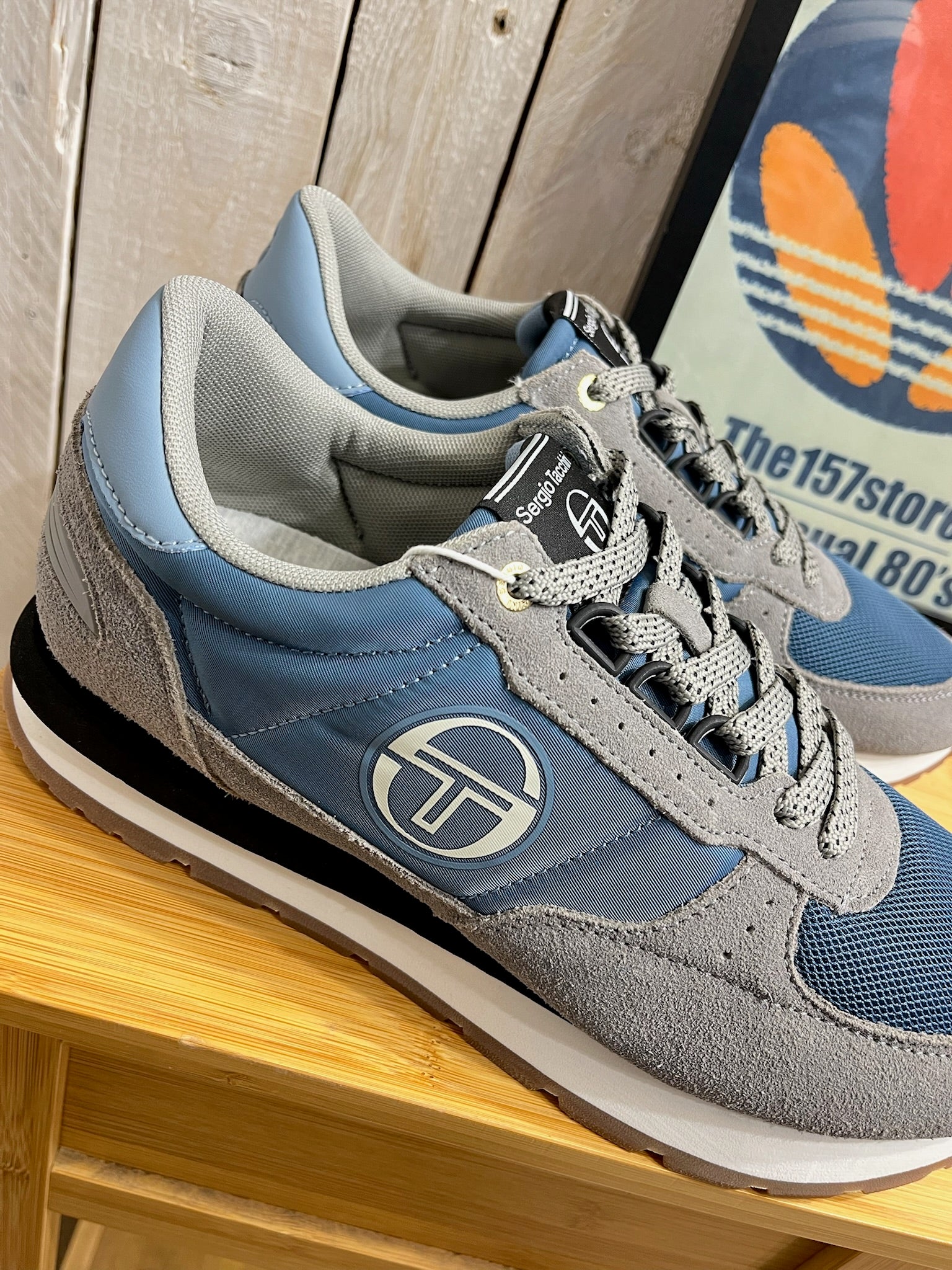 Sergio Tacchini 2025 Venezia Trainers Grey Blue Black