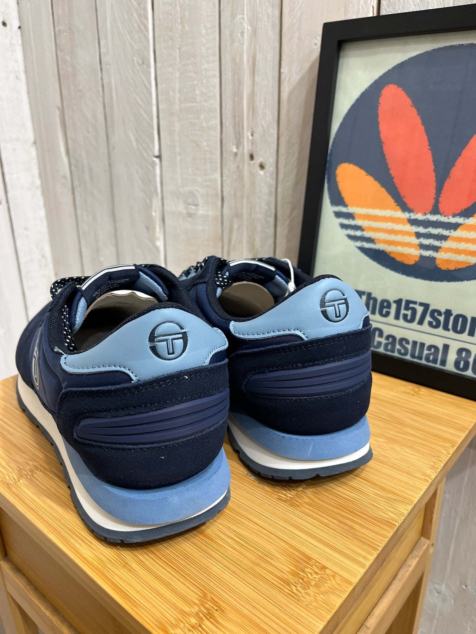 Sergio Tacchini 2025 Venezia Trainers - Navy Blue Off White