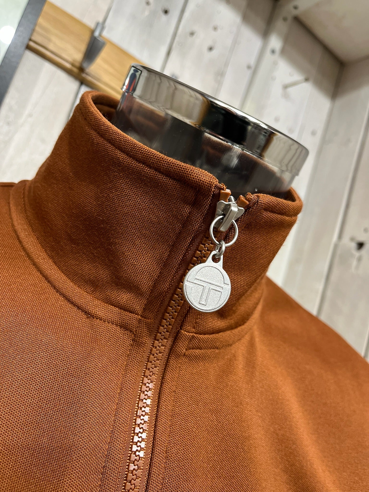 Sergio Tacchini New Iceberg 1/4 Zip Track - Mocha – The157store