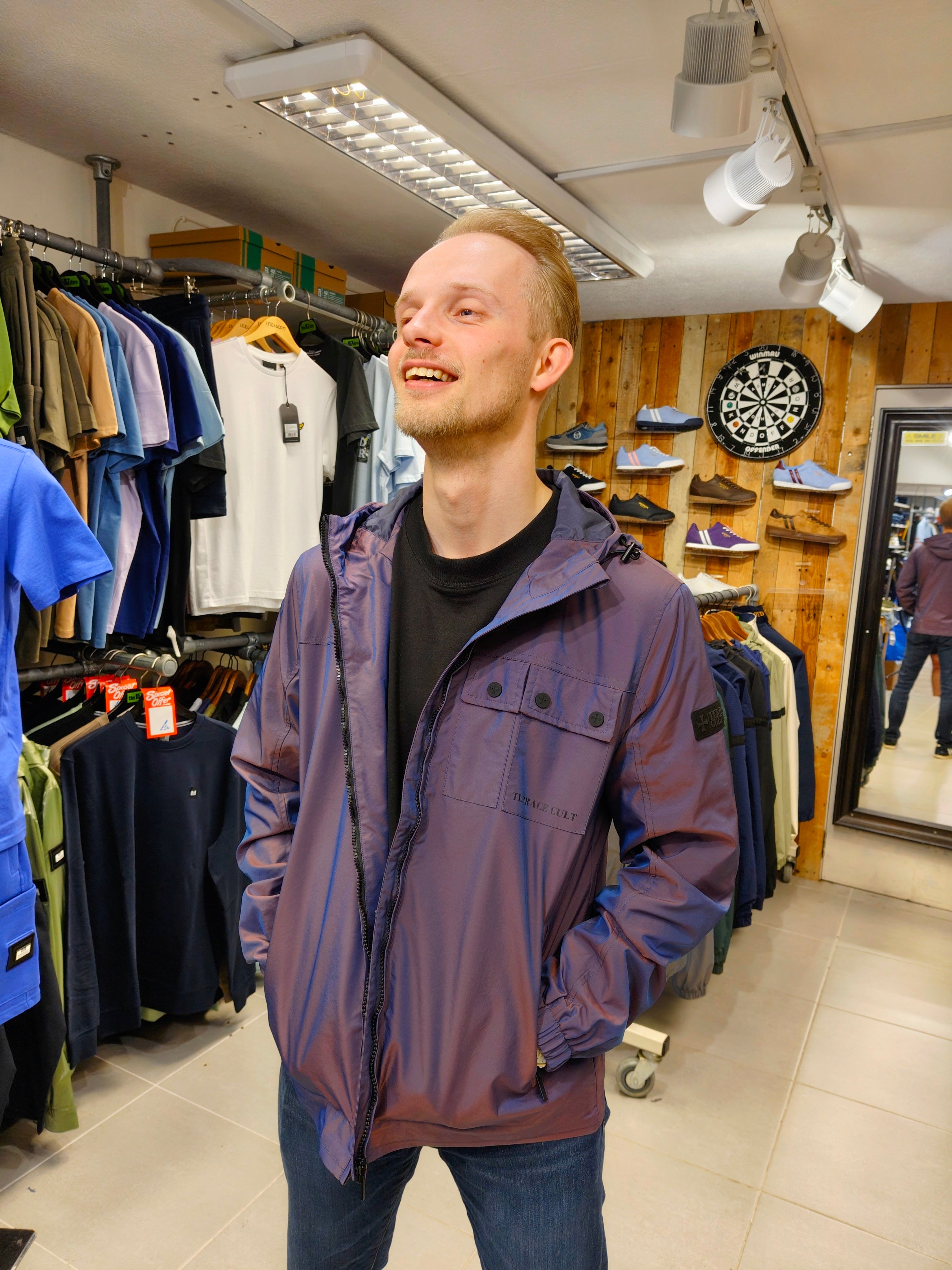 Terrace Cult Malamore 2.0 Jacket - Purple / Sky Tonic