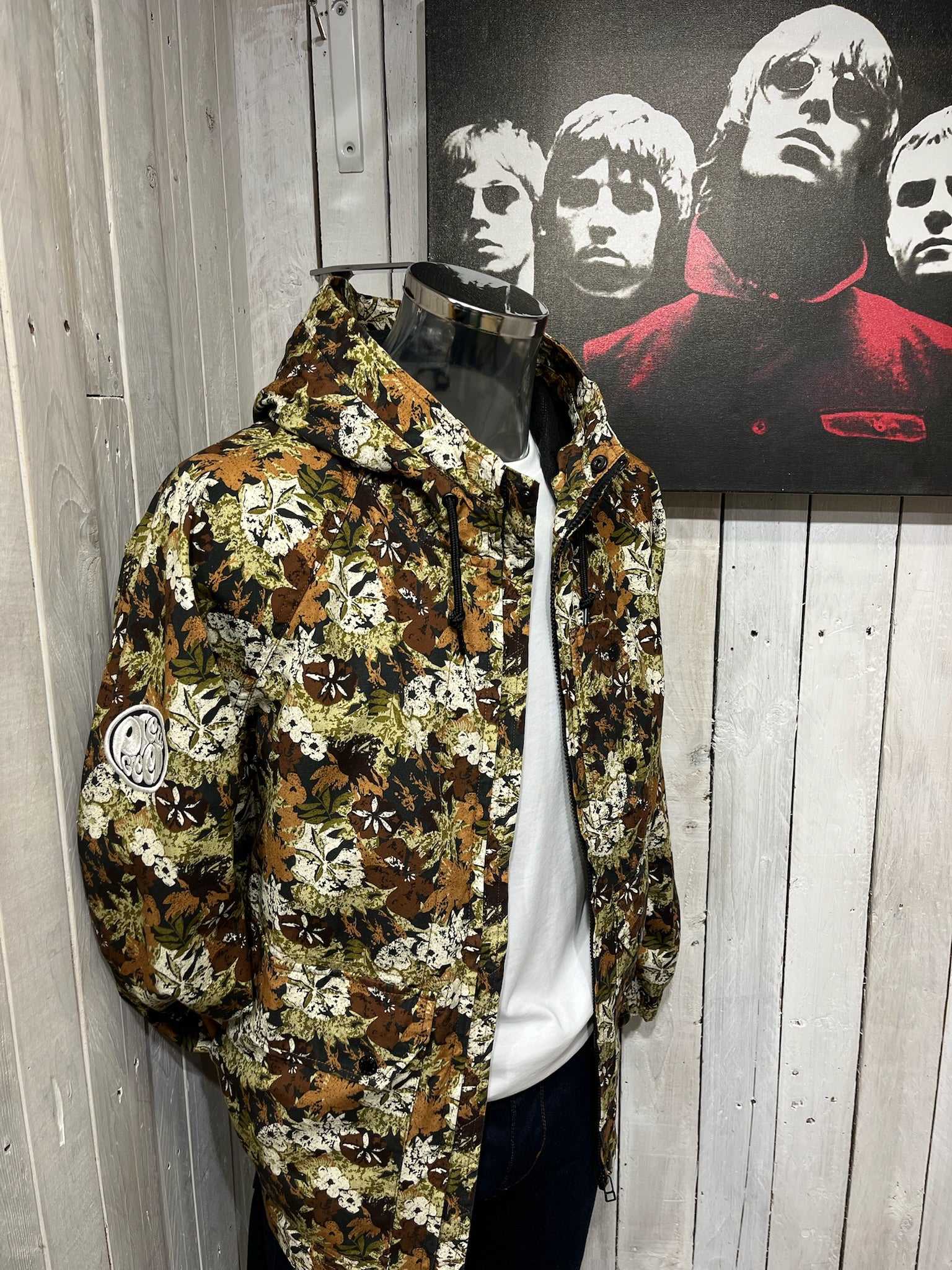 アート　PRETTY GREEN Prints 「Pocket Full」 Pretty Green Prestleigh Floral Jacket - Multi (Re-Issue