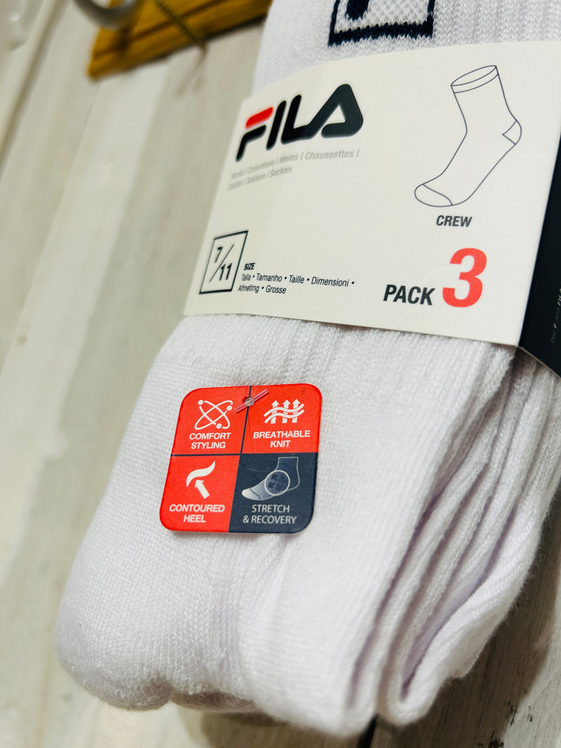 Fila Sports Socks - 3 Pairs