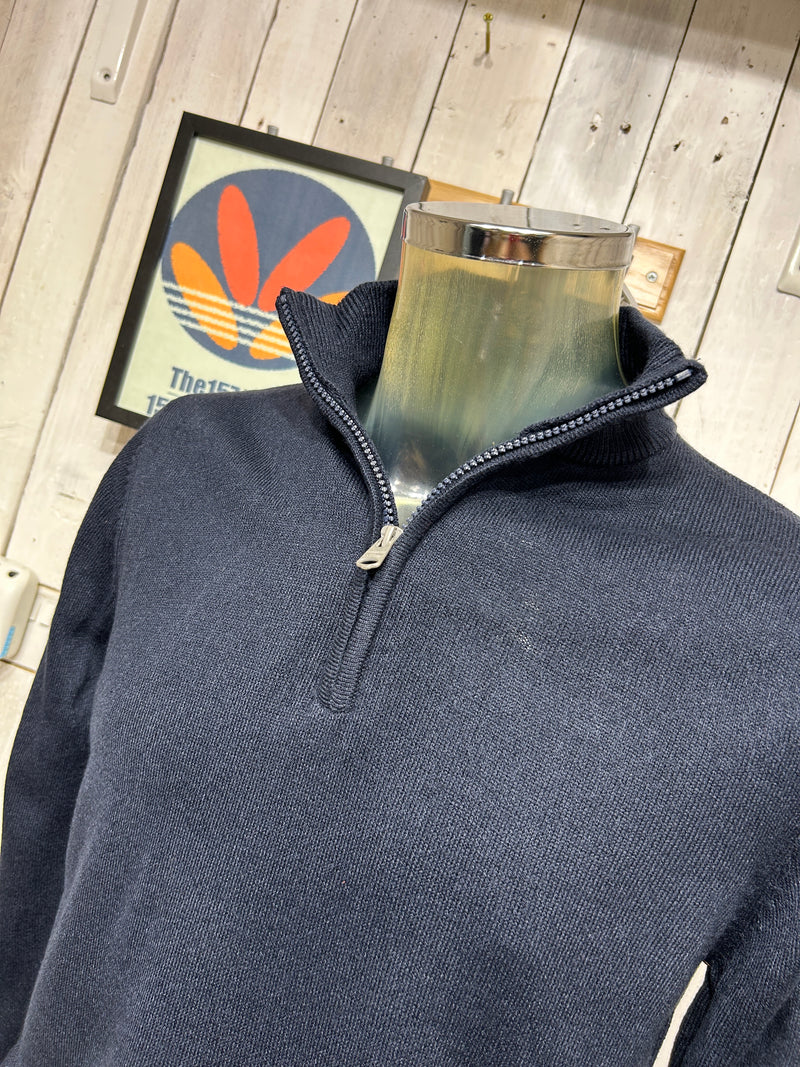 Eastside Redwood Half Zip Knit - Navy