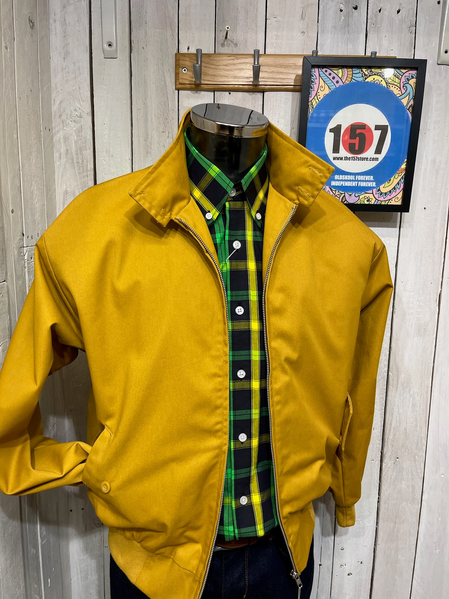 Original 70s Style Harrington - Mustard – The157store Menswear