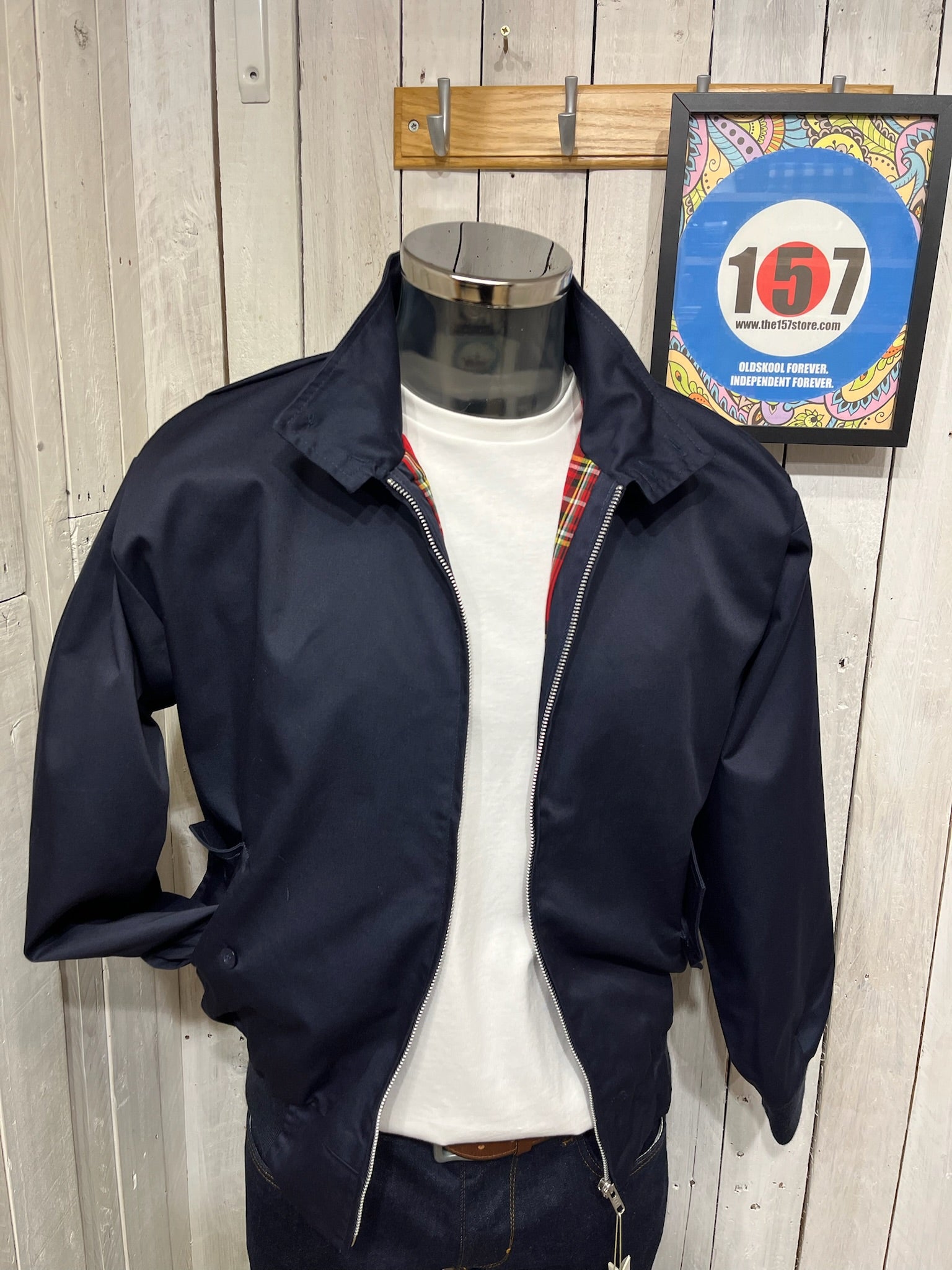 Original 70s Style Harrington - Navy Blue – The157store Menswear